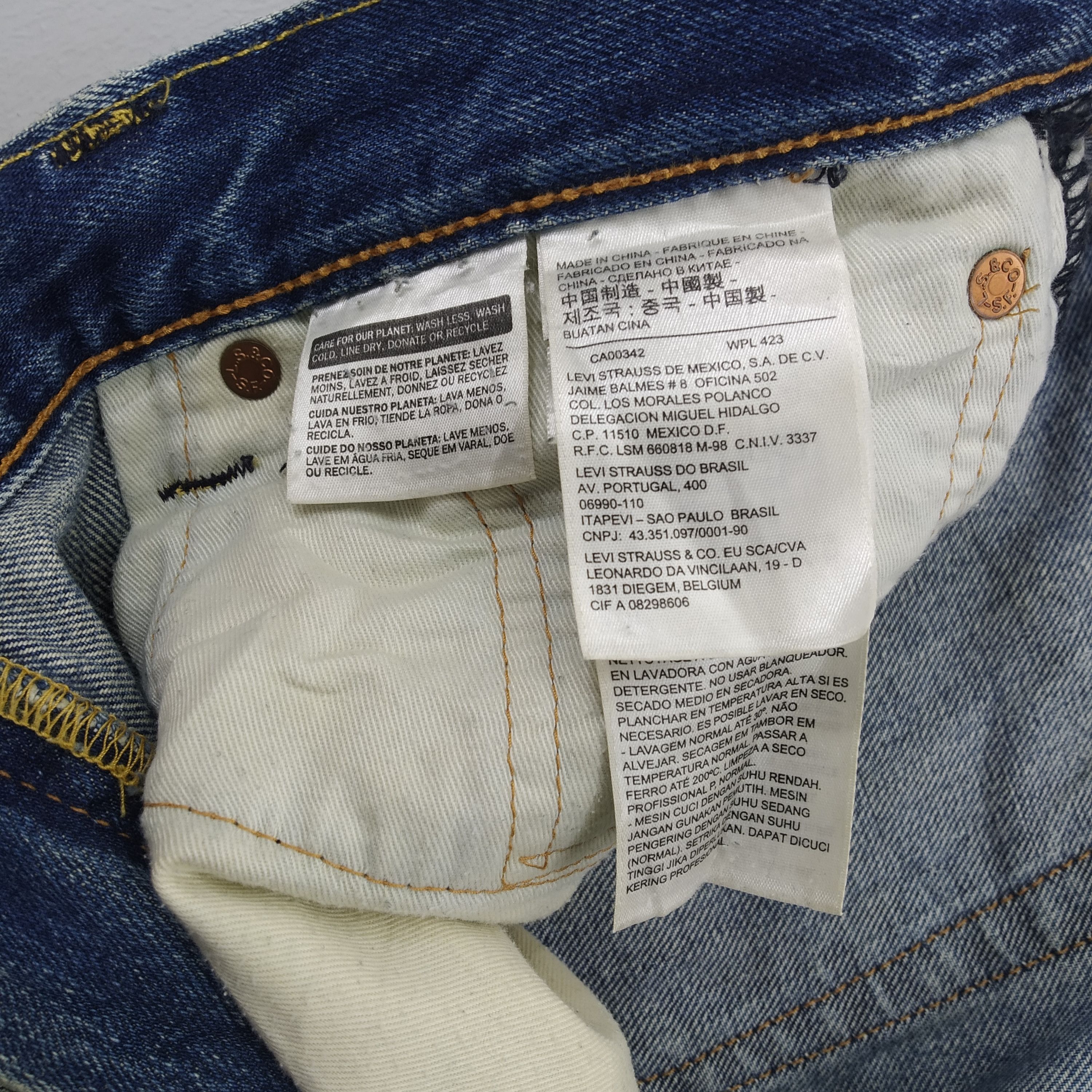 Levi's W34 Levi’s 502 Stone Wash Ripped Denim Jeans Levi’s Jeans Size US 34 / EU 50 - 13 Thumbnail