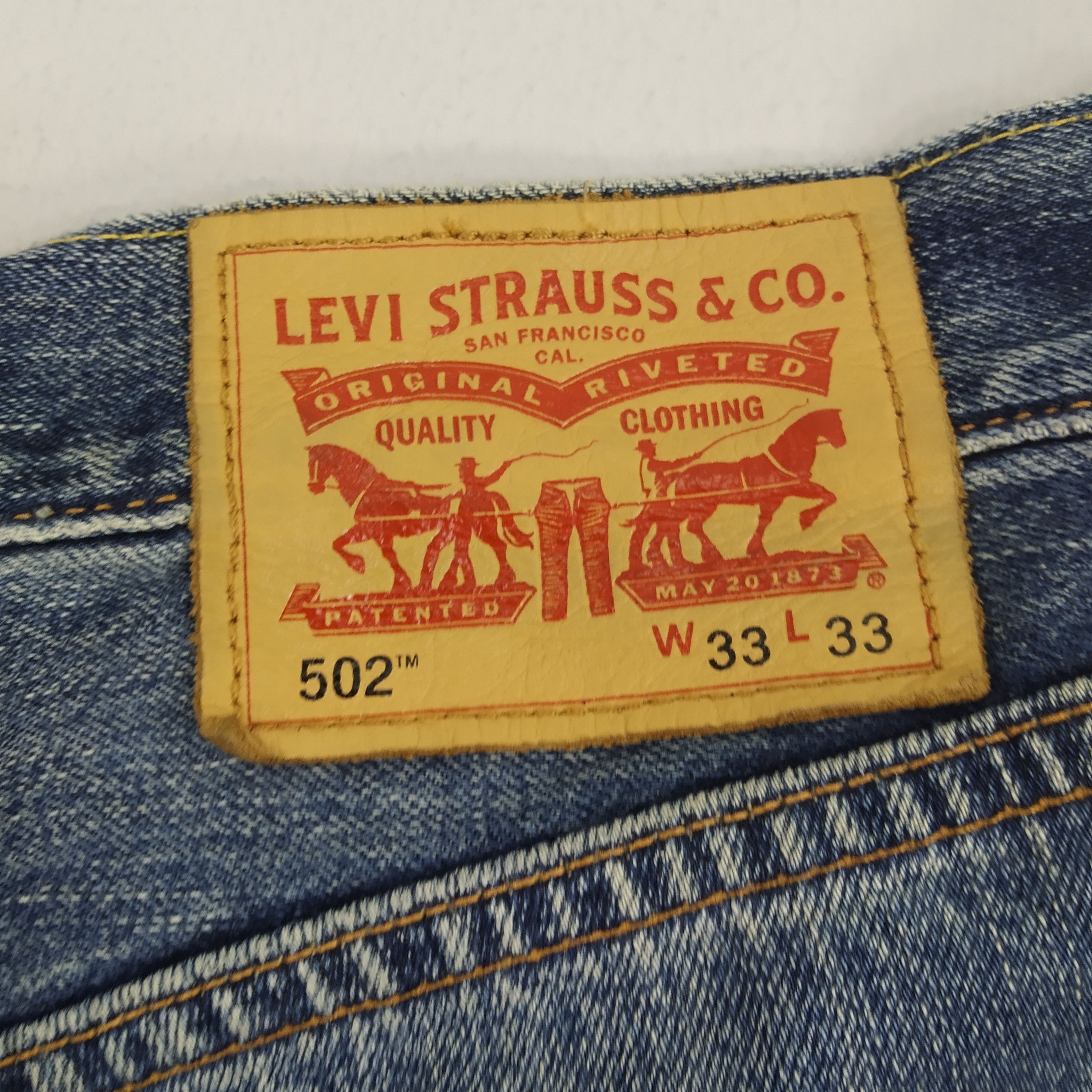 Levi's W34 Levi’s 502 Stone Wash Ripped Denim Jeans Levi’s Jeans Size US 34 / EU 50 - 10 Thumbnail