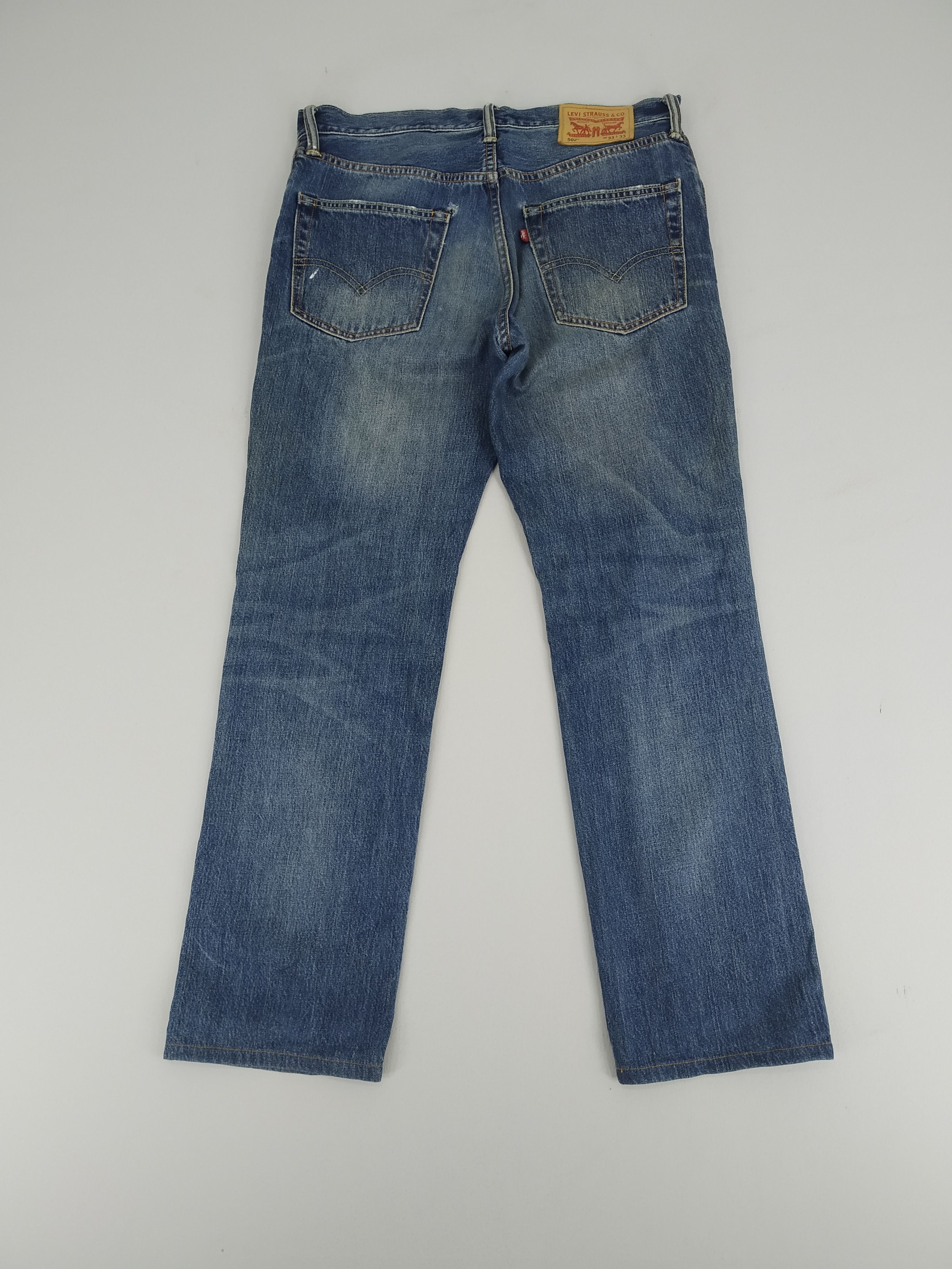 Levi's W34 Levi’s 502 Stone Wash Ripped Denim Jeans Levi’s Jeans Size US 34 / EU 50 - 2 Thumbnail