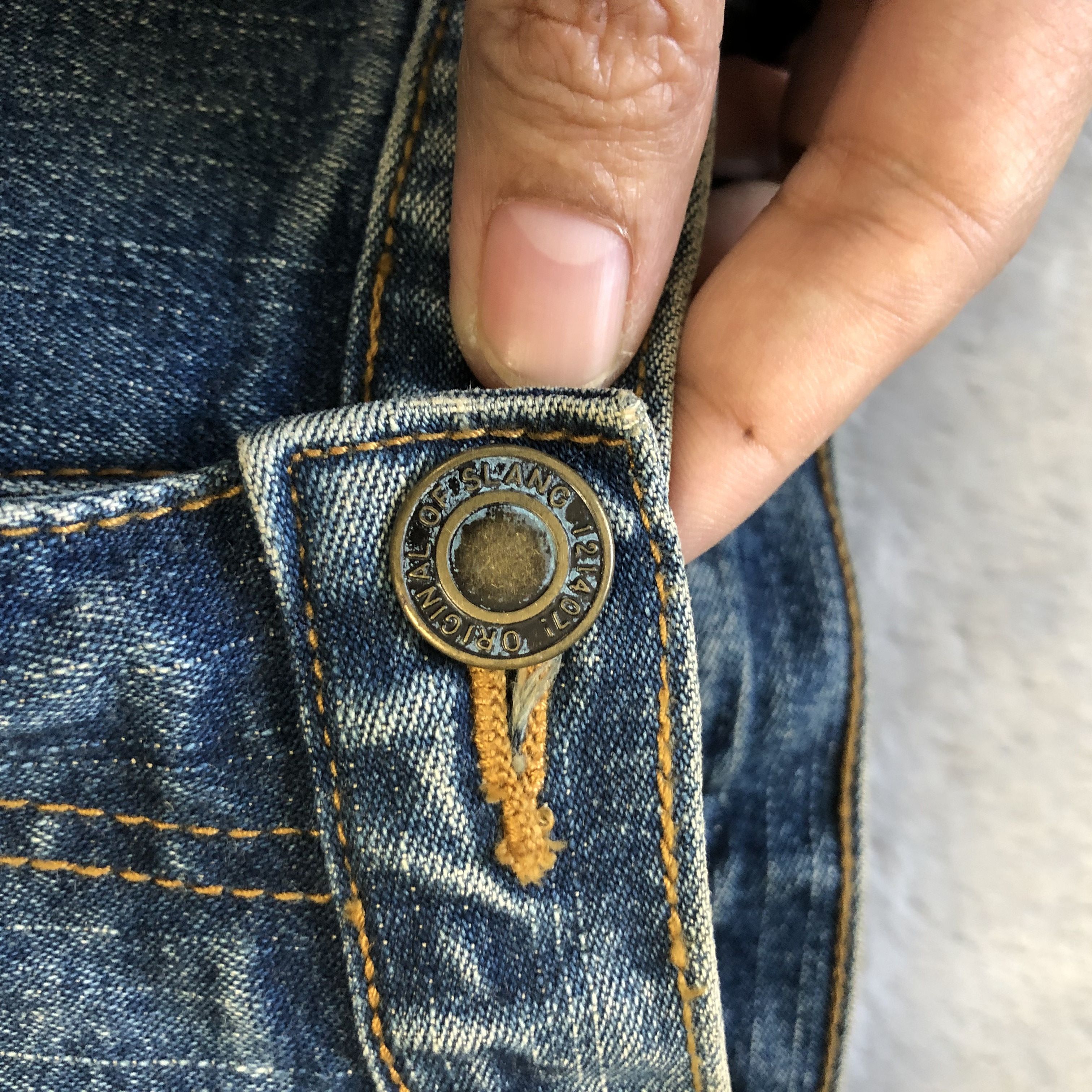 Japanese Brand FLARE🔥 BONDAGE PBM JEANS PANTS #5978-216 Size 26" / US 2 / IT 38 - 6 Thumbnail