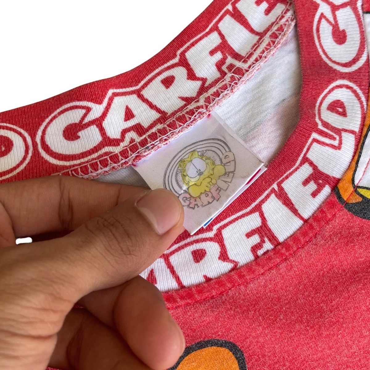Fruit Of The Loom VINTAGE FULLPRINT GARFIELD 1996 Size US L / EU 52-54 / 3 - 5 Thumbnail