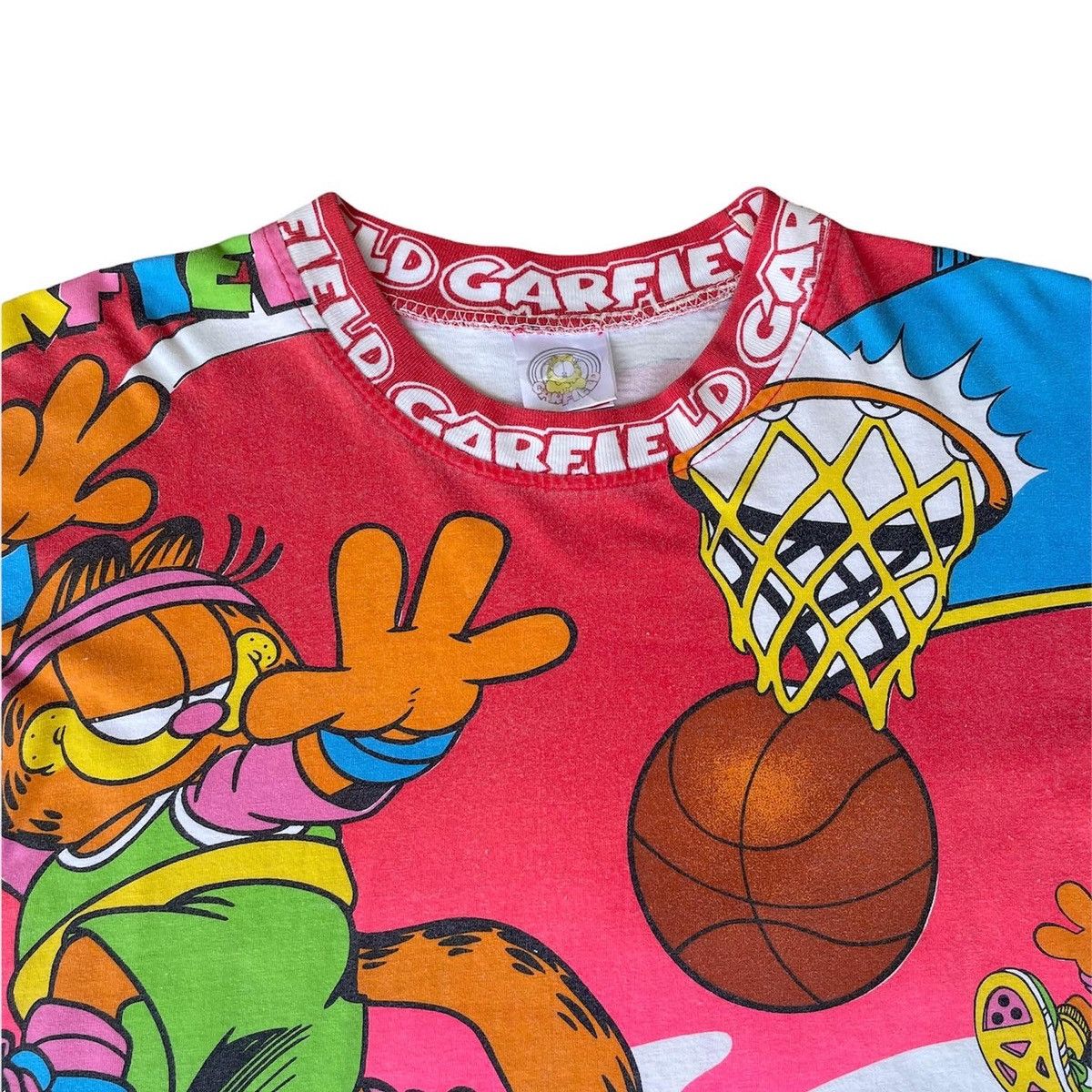 Fruit Of The Loom VINTAGE FULLPRINT GARFIELD 1996 Size US L / EU 52-54 / 3 - 4 Thumbnail