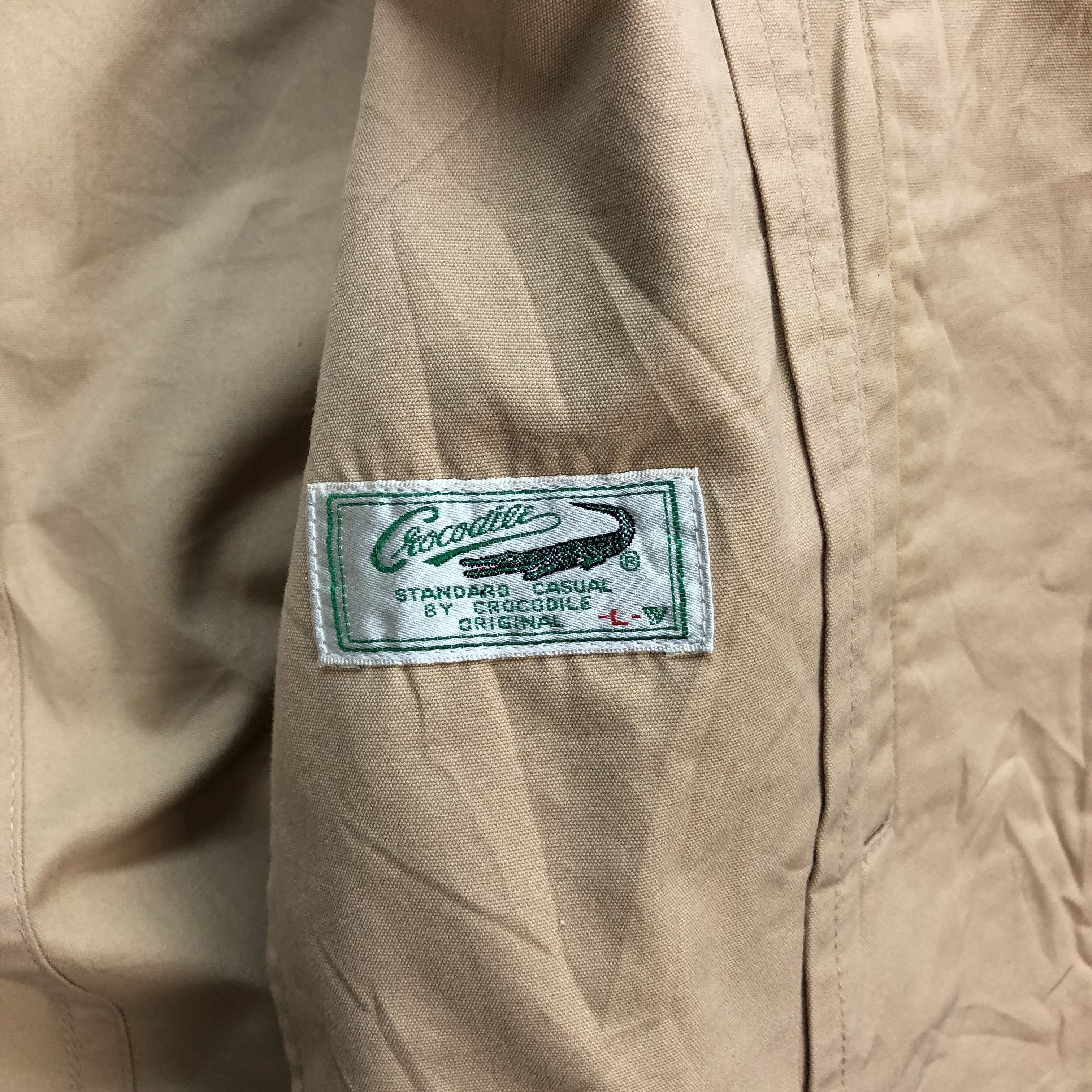 Japanese Brand CROCODILE BEIGE CASUAL JACKET #5586-199 Size US L / EU 52-54 / 3 - 10 Thumbnail