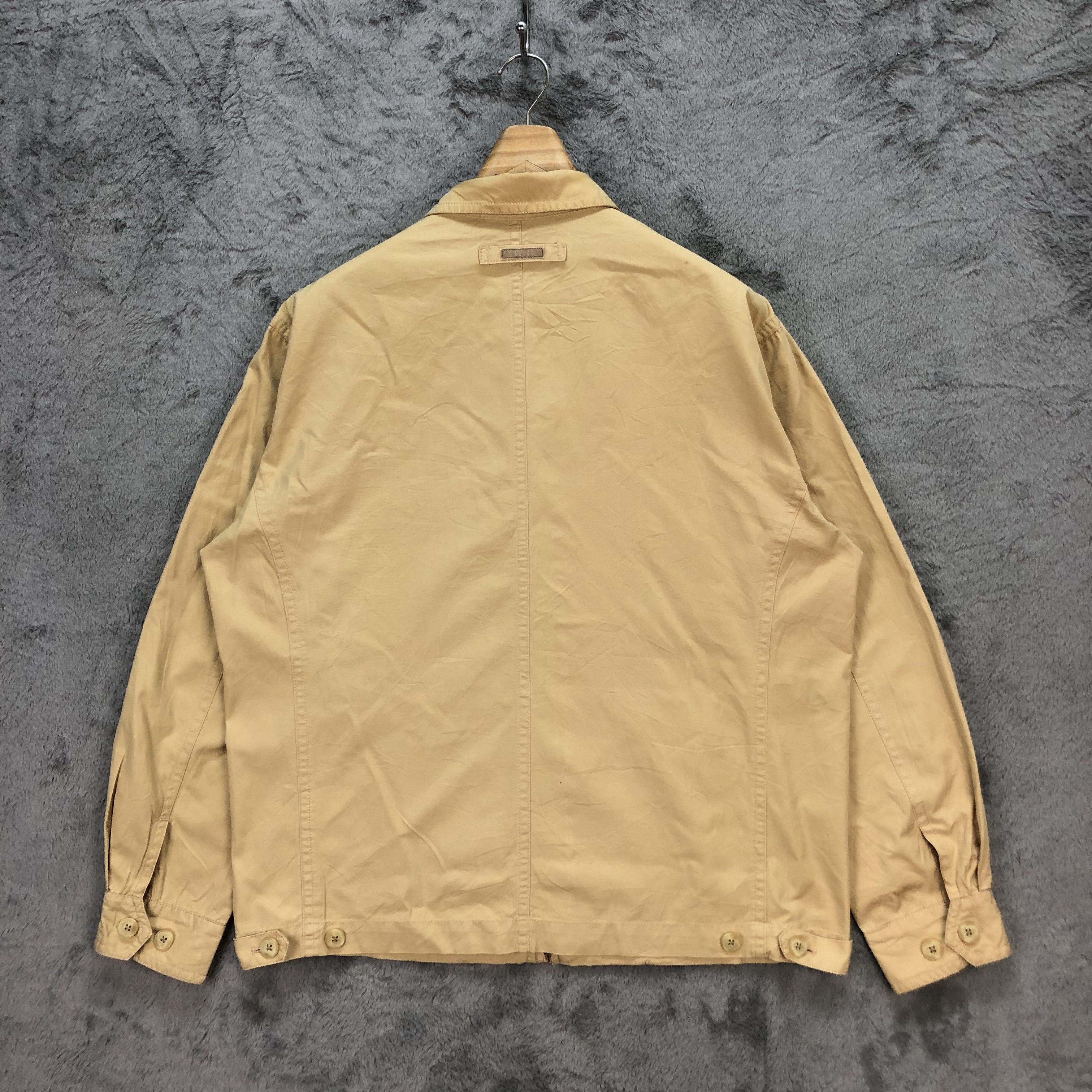 Japanese Brand CROCODILE BEIGE CASUAL JACKET #5586-199 Size US L / EU 52-54 / 3 - 13 Thumbnail