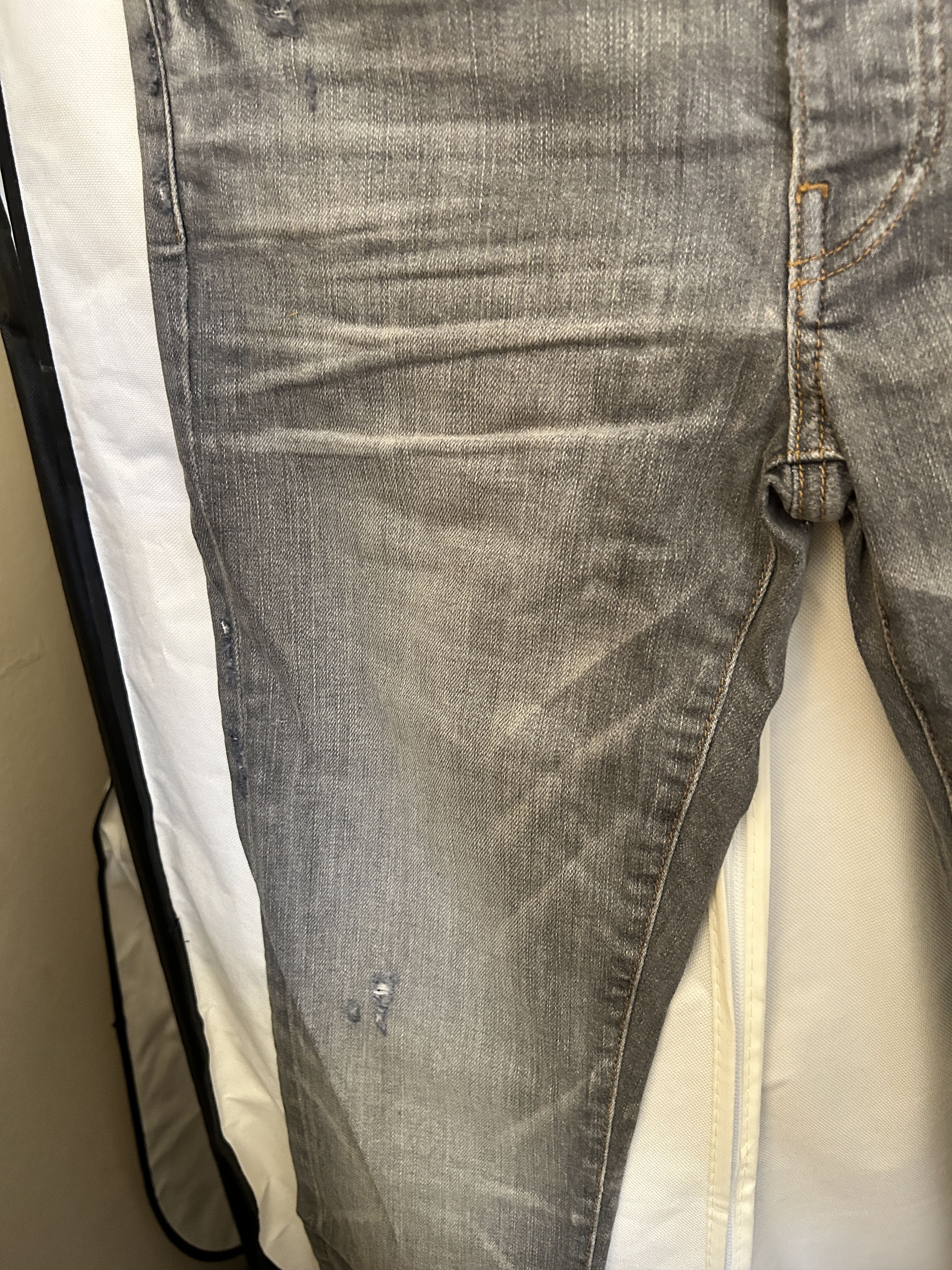 Amiri Amiri grey stack jeans smoke Size US 29 - 5 Thumbnail