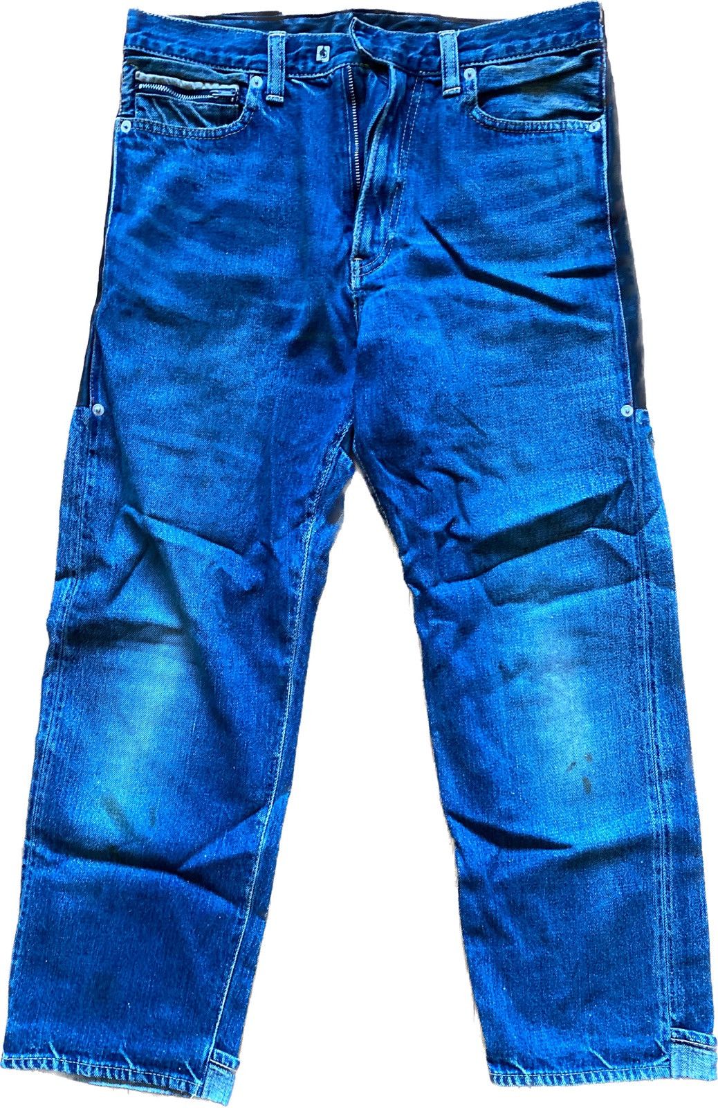 パンツ UNDERCOVER Docking Denim Pants UNDERCOVER JUN TAKAHASHI HYBRID DOCKING DENIM | Depop