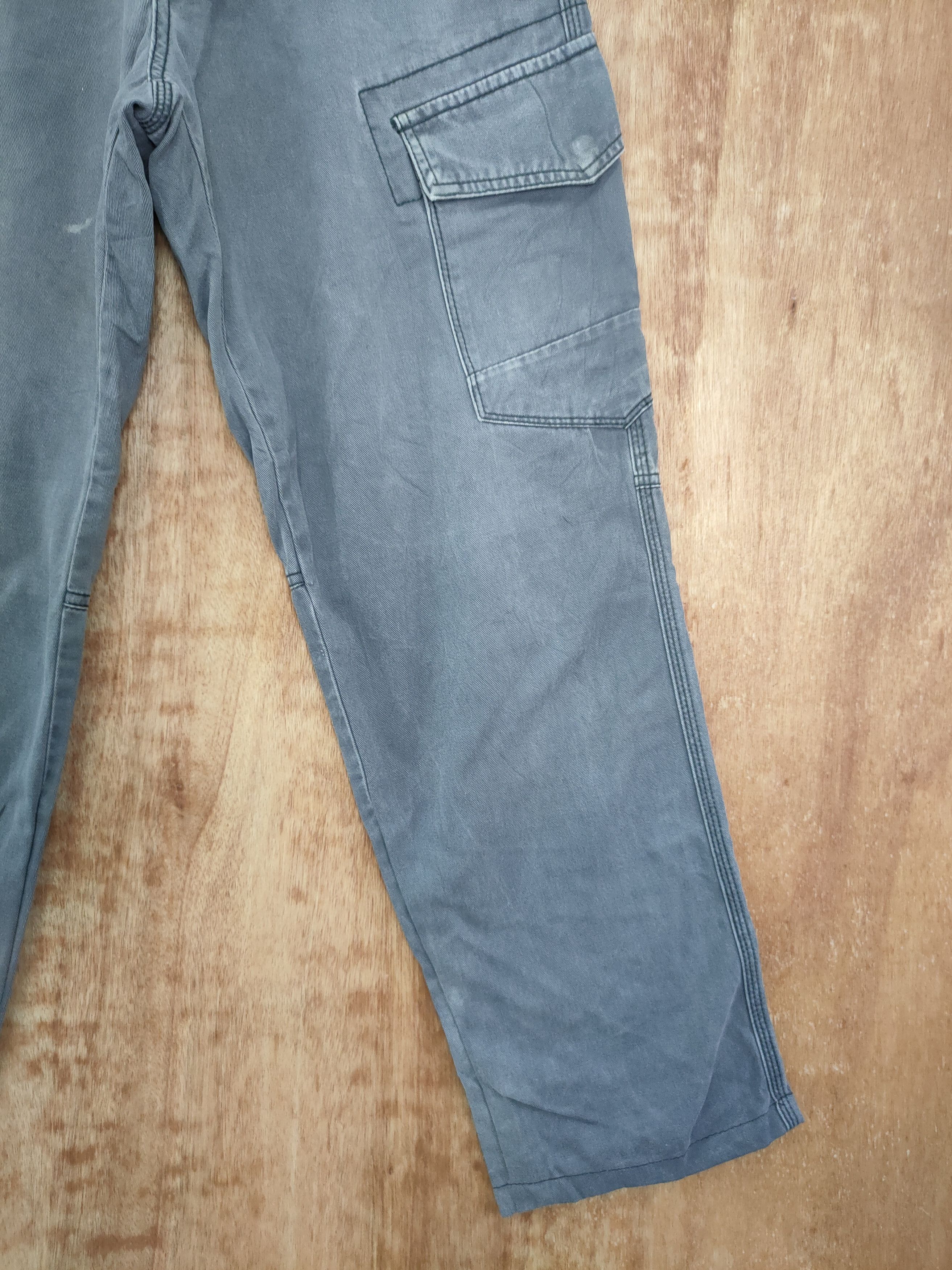Japanese Brand DLL Evenriver japan thrashed faded ripped cargo pants #523 Size US 28 / EU 44 - 3 Thumbnail