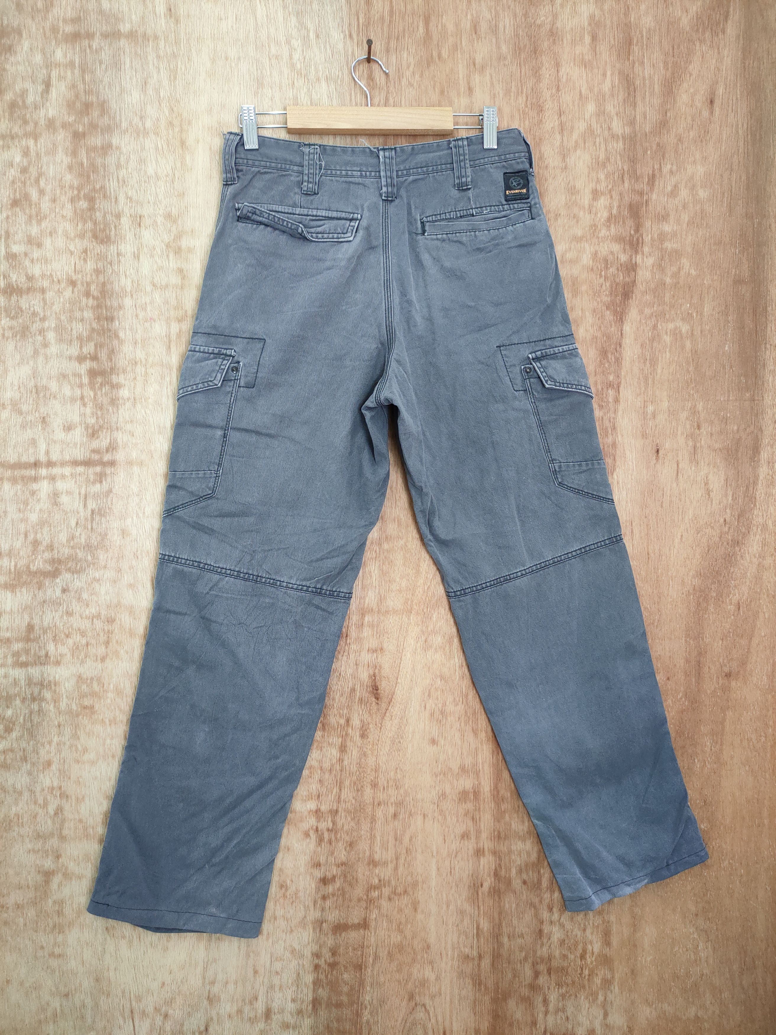 Japanese Brand DLL Evenriver japan thrashed faded ripped cargo pants #523 Size US 28 / EU 44 - 6 Thumbnail