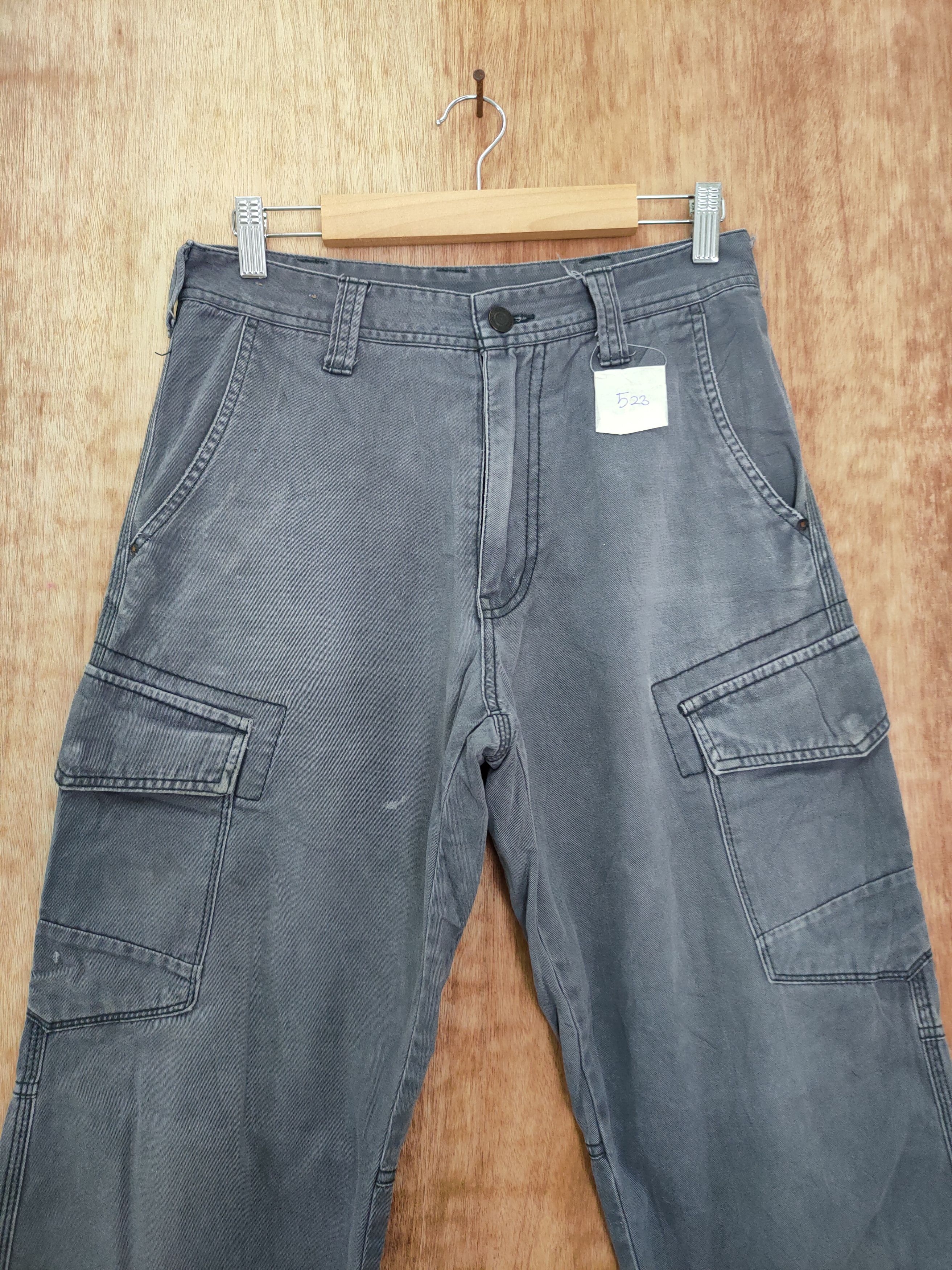 Japanese Brand DLL Evenriver japan thrashed faded ripped cargo pants #523 Size US 28 / EU 44 - 4 Thumbnail