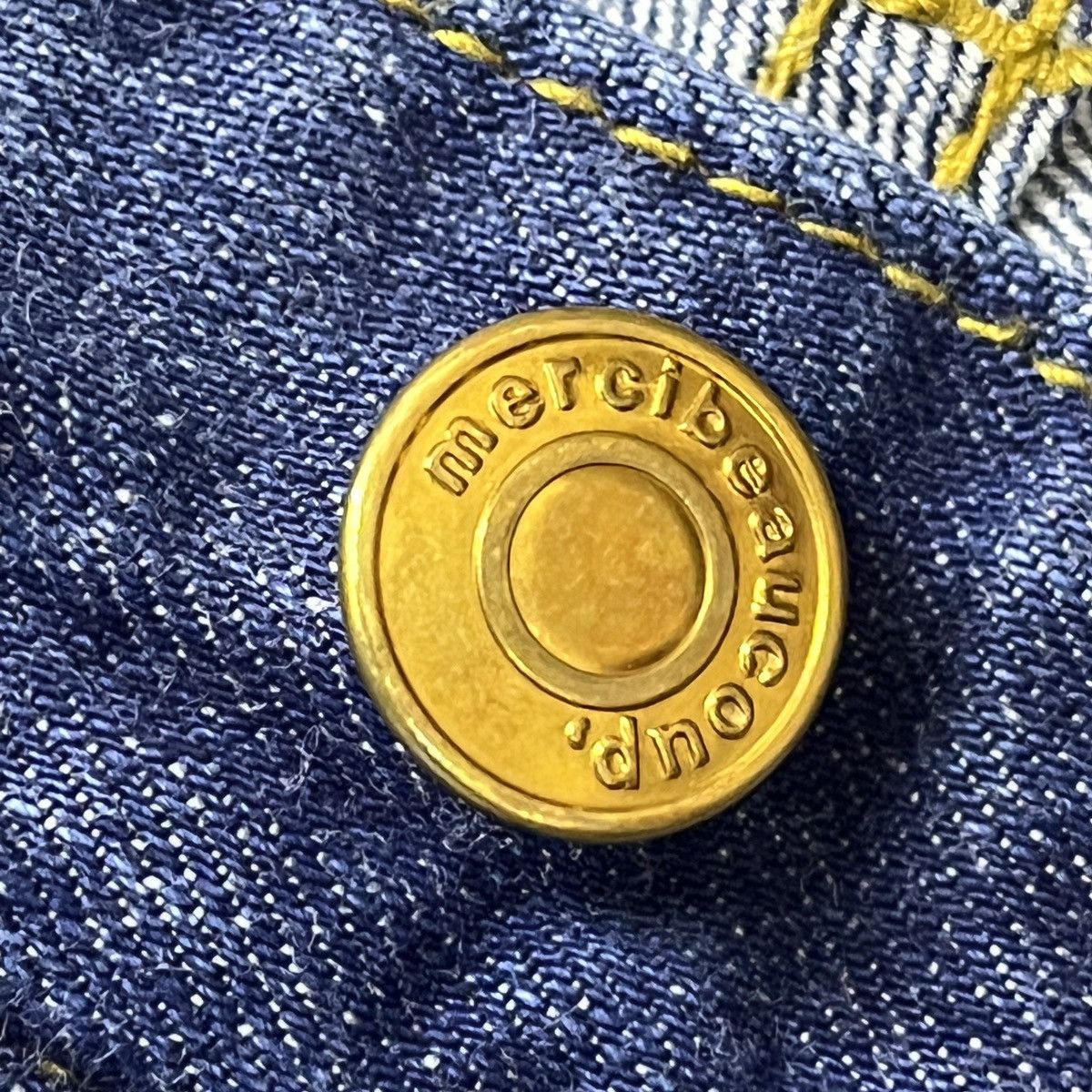 Issey Miyake × Japanese Brand × mercibeaucoup Issey Miyake Avant Garde Denim Pants Japanese Size US 29 - 9 Thumbnail