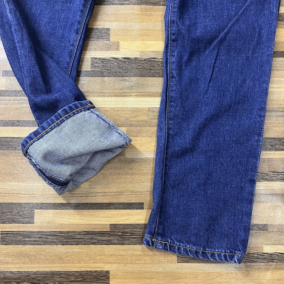 Issey Miyake × Japanese Brand × mercibeaucoup Issey Miyake Avant Garde Denim Pants Japanese Size US 29 - 12 Thumbnail