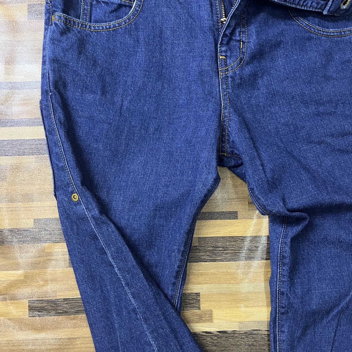 Issey Miyake × Japanese Brand × mercibeaucoup Issey Miyake Avant Garde Denim Pants Japanese Size US 29 - 13 Thumbnail