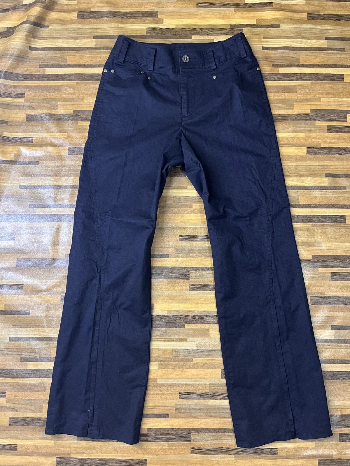 Issey Miyake × Japanese Brand Flared Issey Miyake Pour Deux Casual Pants Zipped Leg Size US 28 / EU 44 - 17 Thumbnail