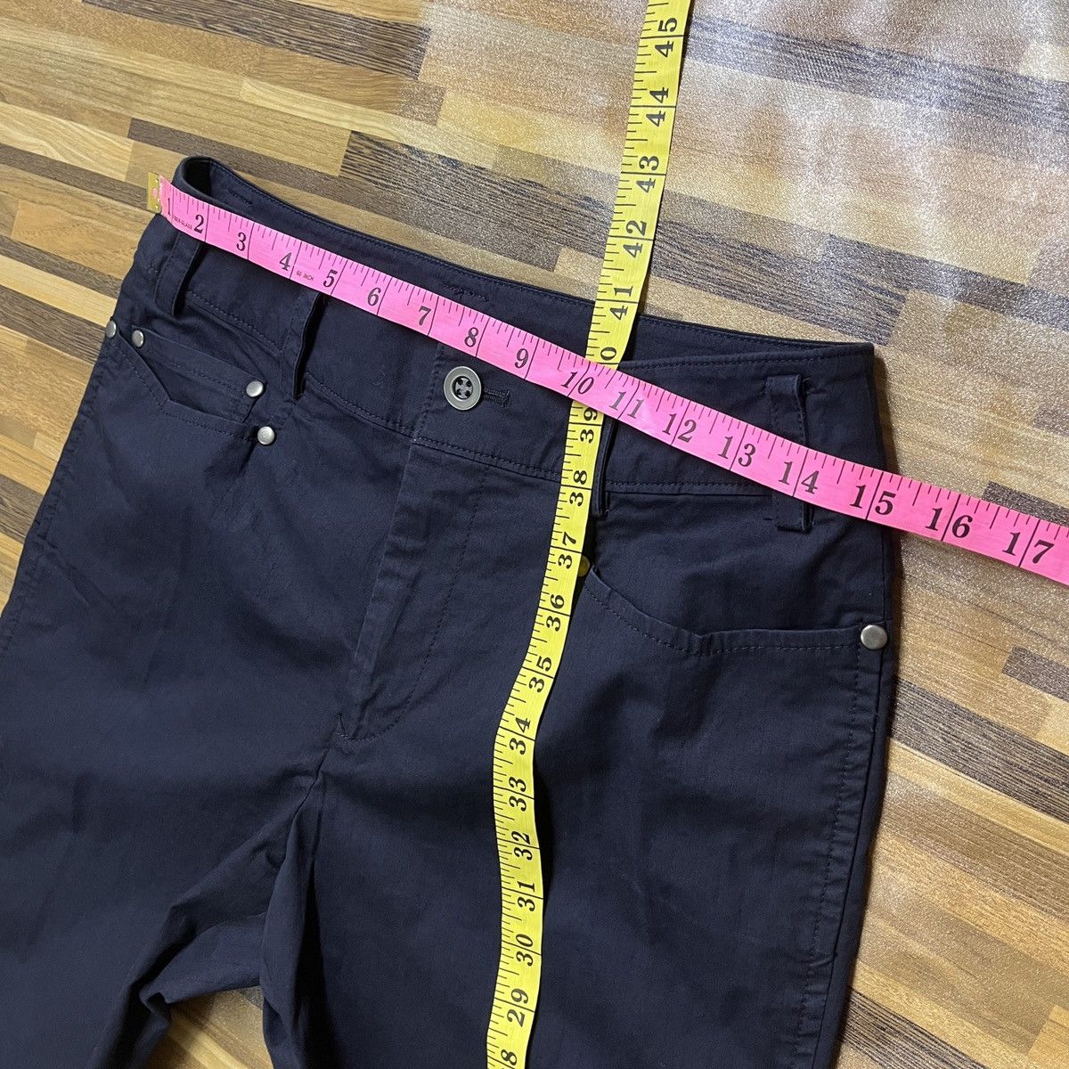 Issey Miyake × Japanese Brand Flared Issey Miyake Pour Deux Casual Pants Zipped Leg Size US 28 / EU 44 - 5 Thumbnail