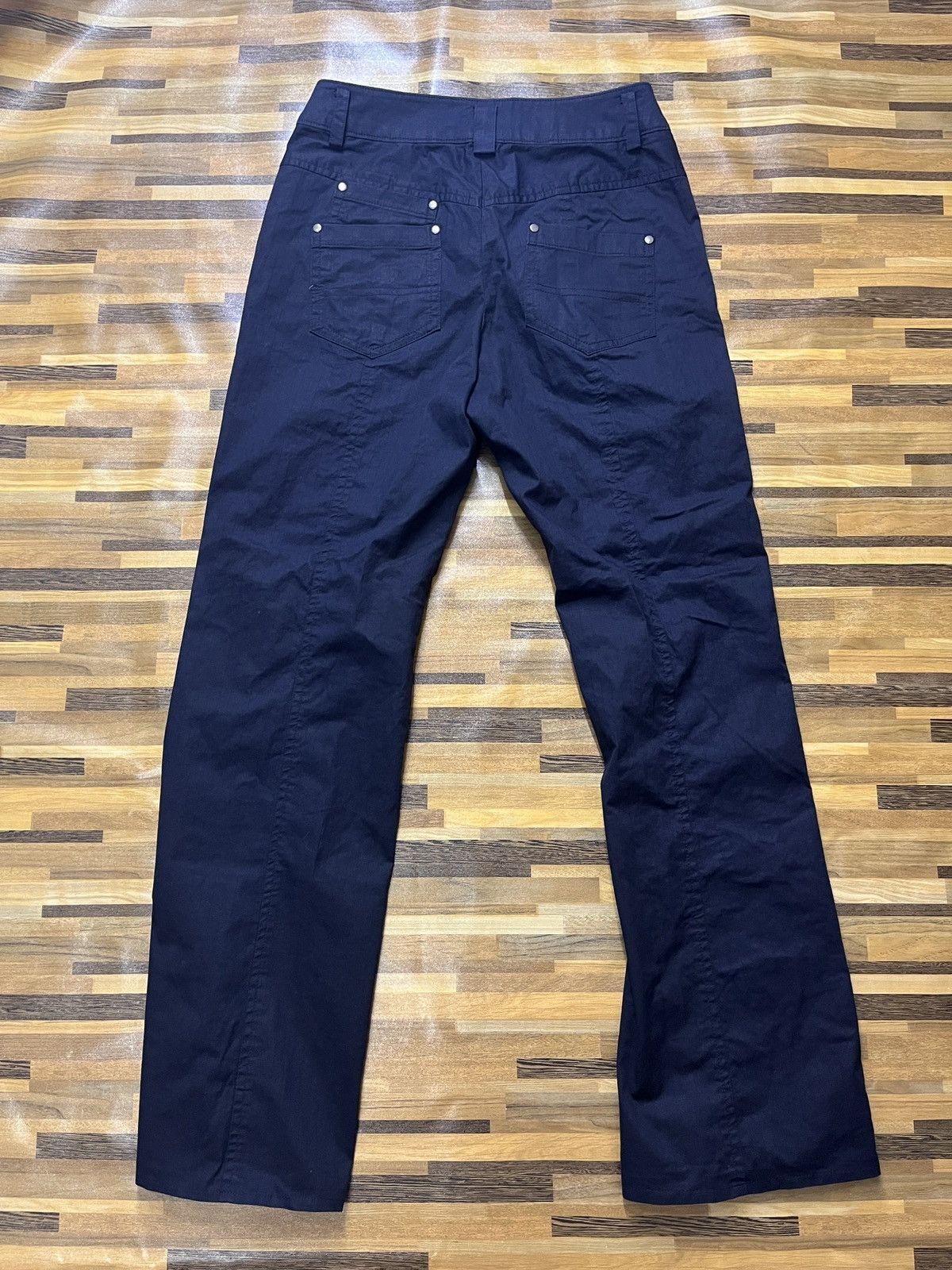 Issey Miyake × Japanese Brand Flared Issey Miyake Pour Deux Casual Pants Zipped Leg Size US 28 / EU 44 - 16 Thumbnail
