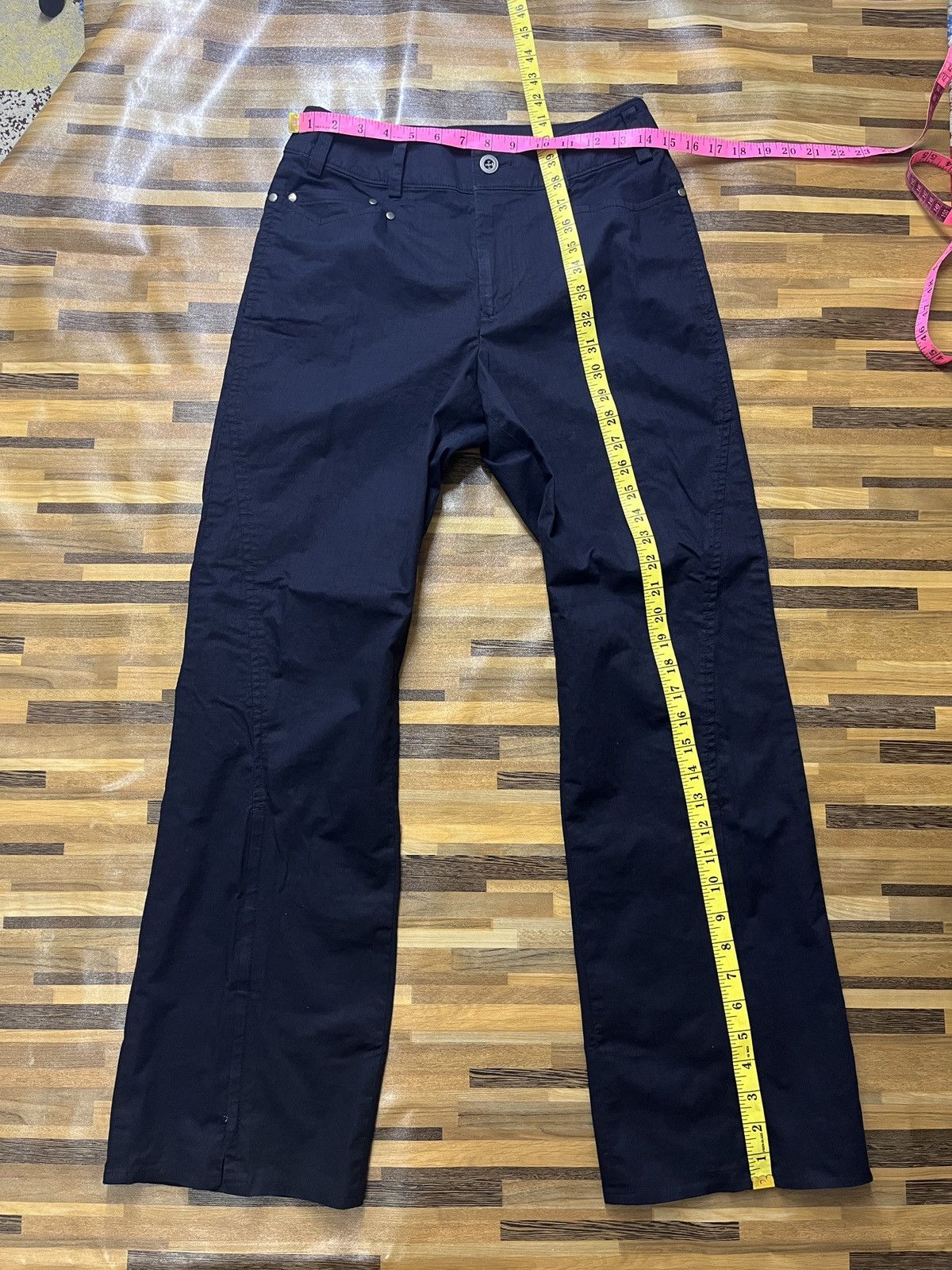 Issey Miyake × Japanese Brand Flared Issey Miyake Pour Deux Casual Pants Zipped Leg Size US 28 / EU 44 - 6 Thumbnail