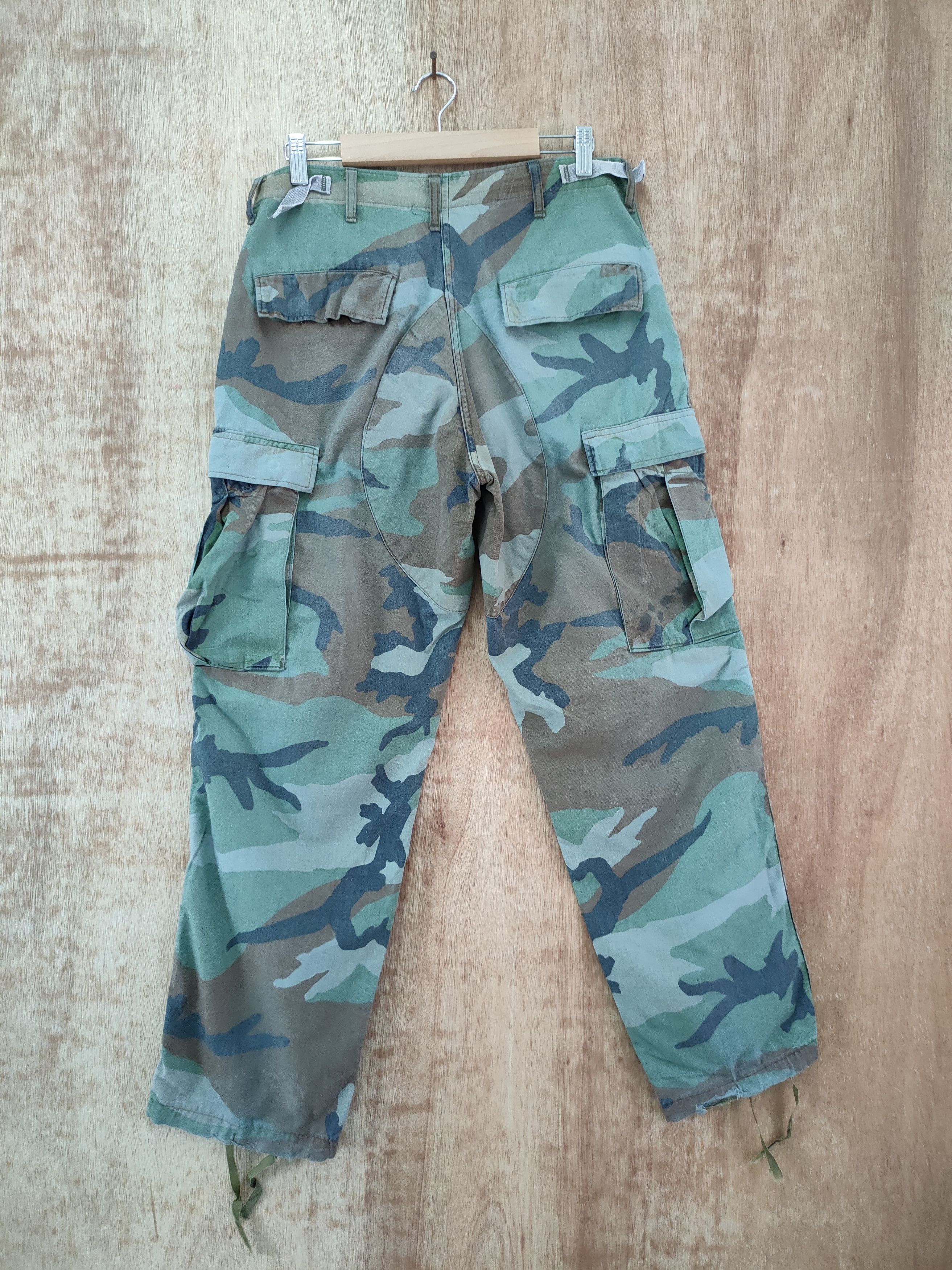 Vintage DL Military green camo vintage cargo pants #798 Size US 31 - 8 Thumbnail