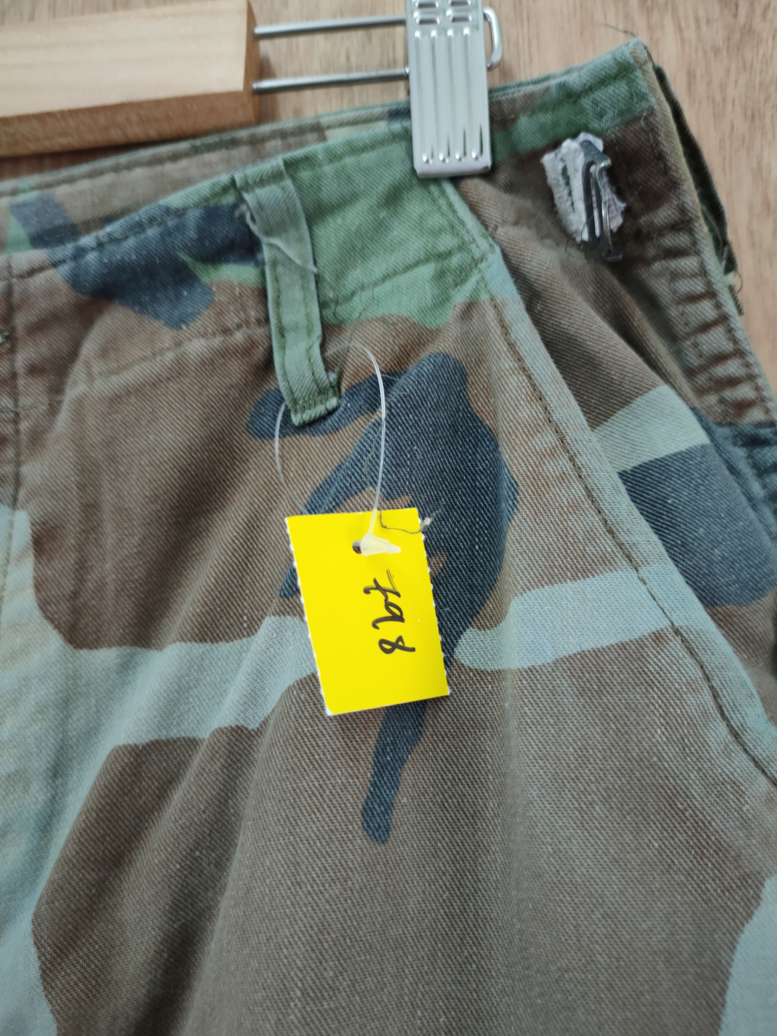 Vintage DL Military green camo vintage cargo pants #798 Size US 31 - 6 Thumbnail