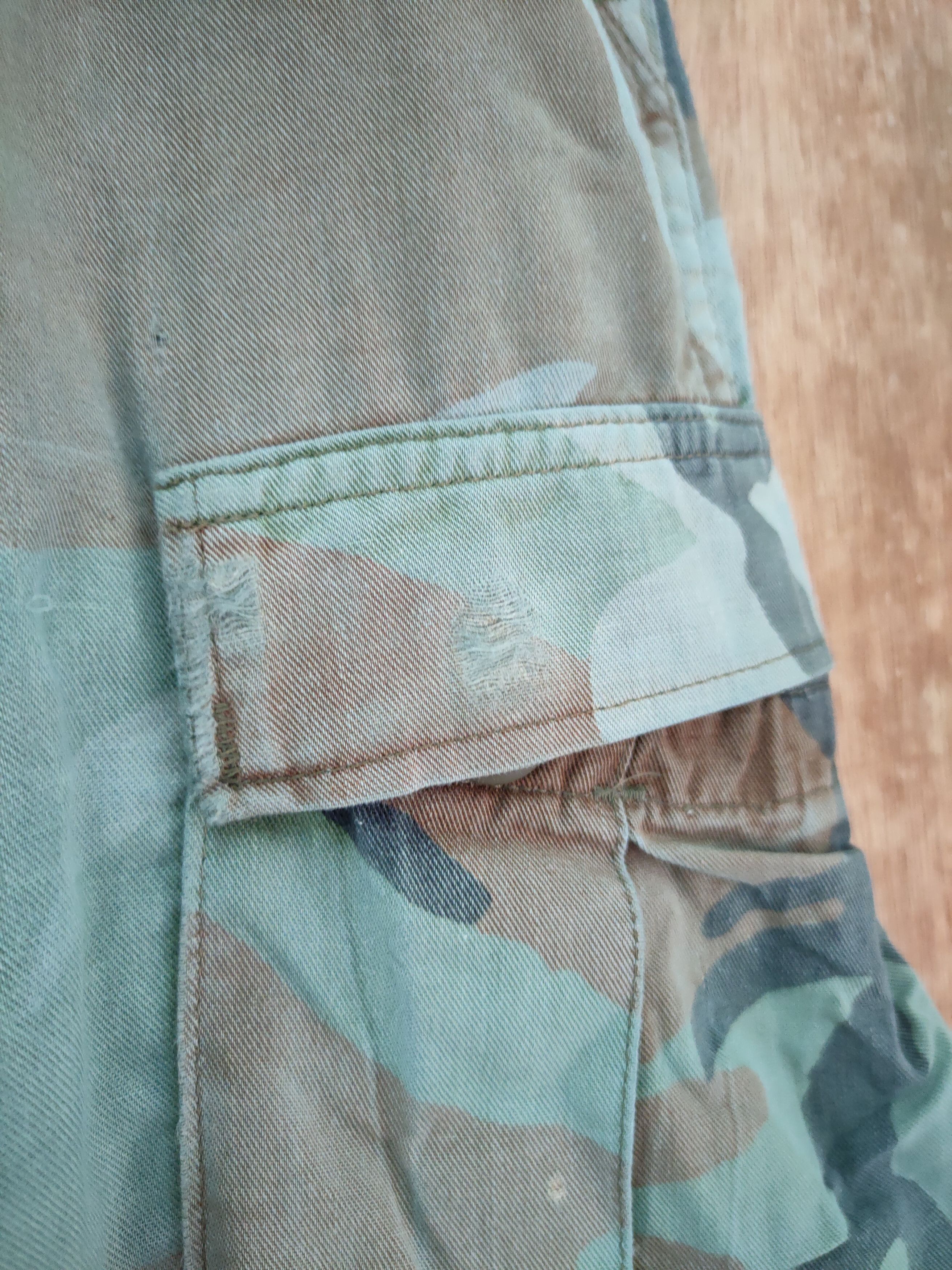 Vintage DL Military green camo vintage cargo pants #798 Size US 31 - 7 Thumbnail