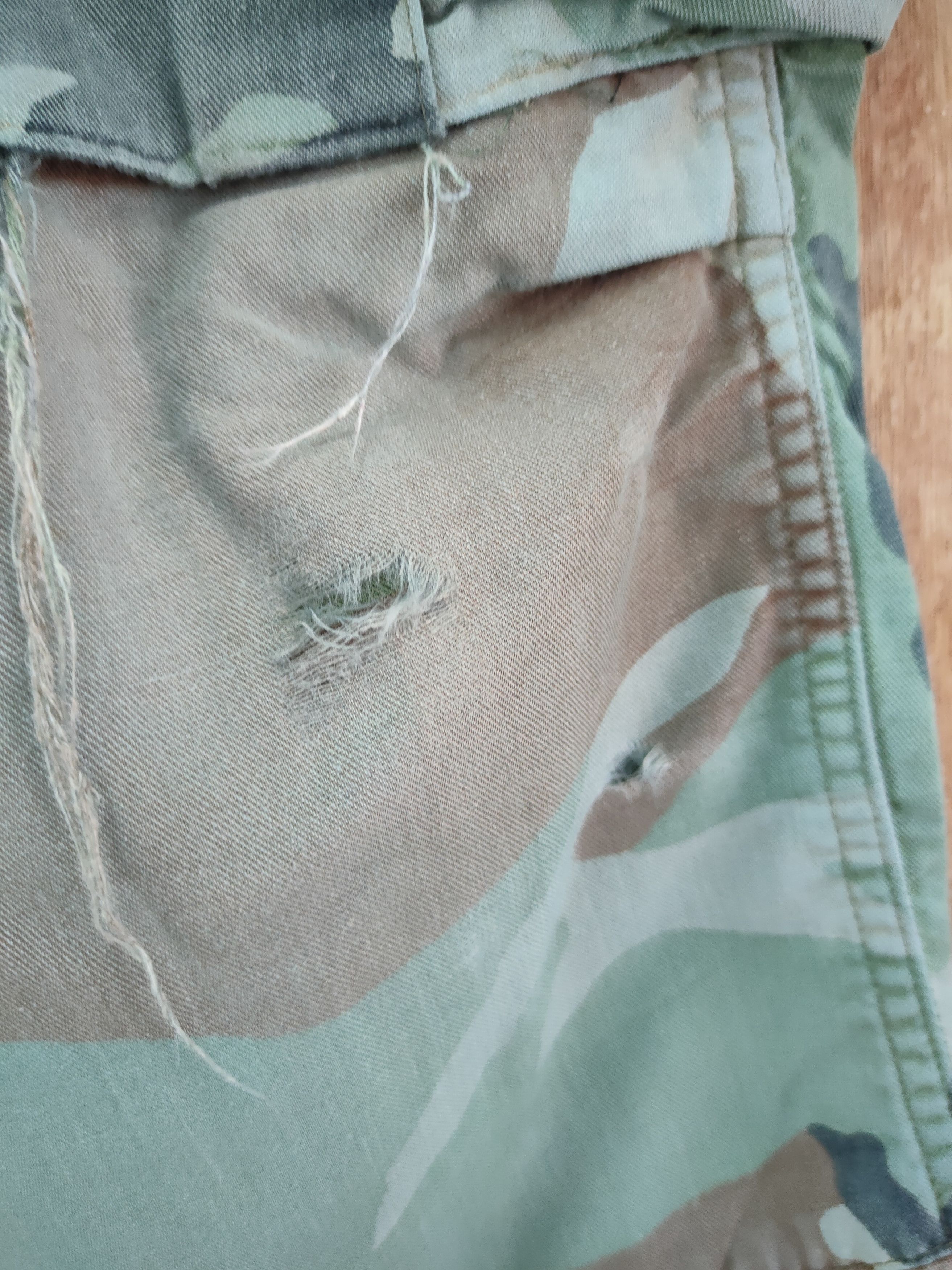 Vintage DL Military green camo vintage cargo pants #798 Size US 31 - 5 Thumbnail