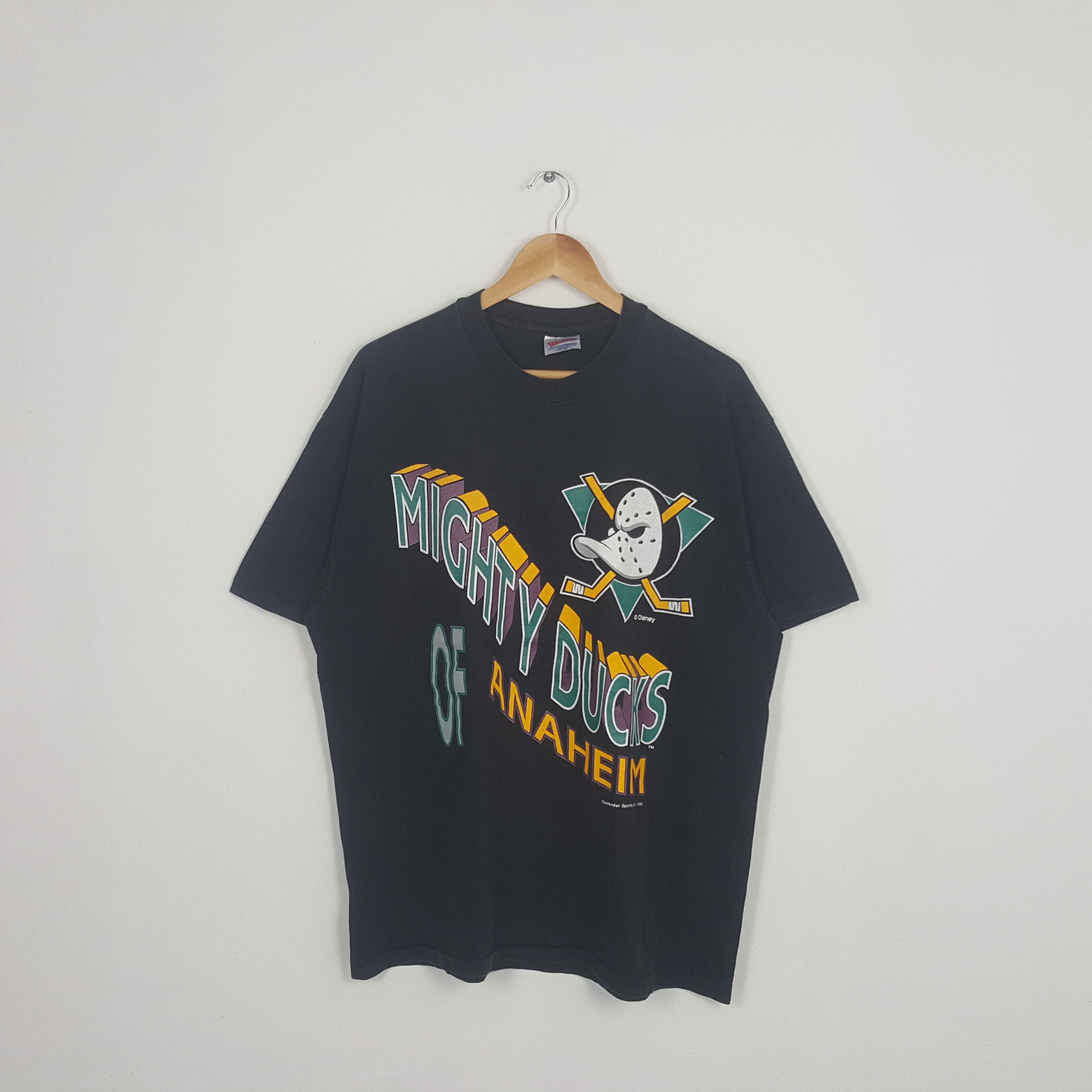 MLB Vintage Mighty Ducks Tshirt Size US XL / EU 56 / 4 - 1 Thumbnail