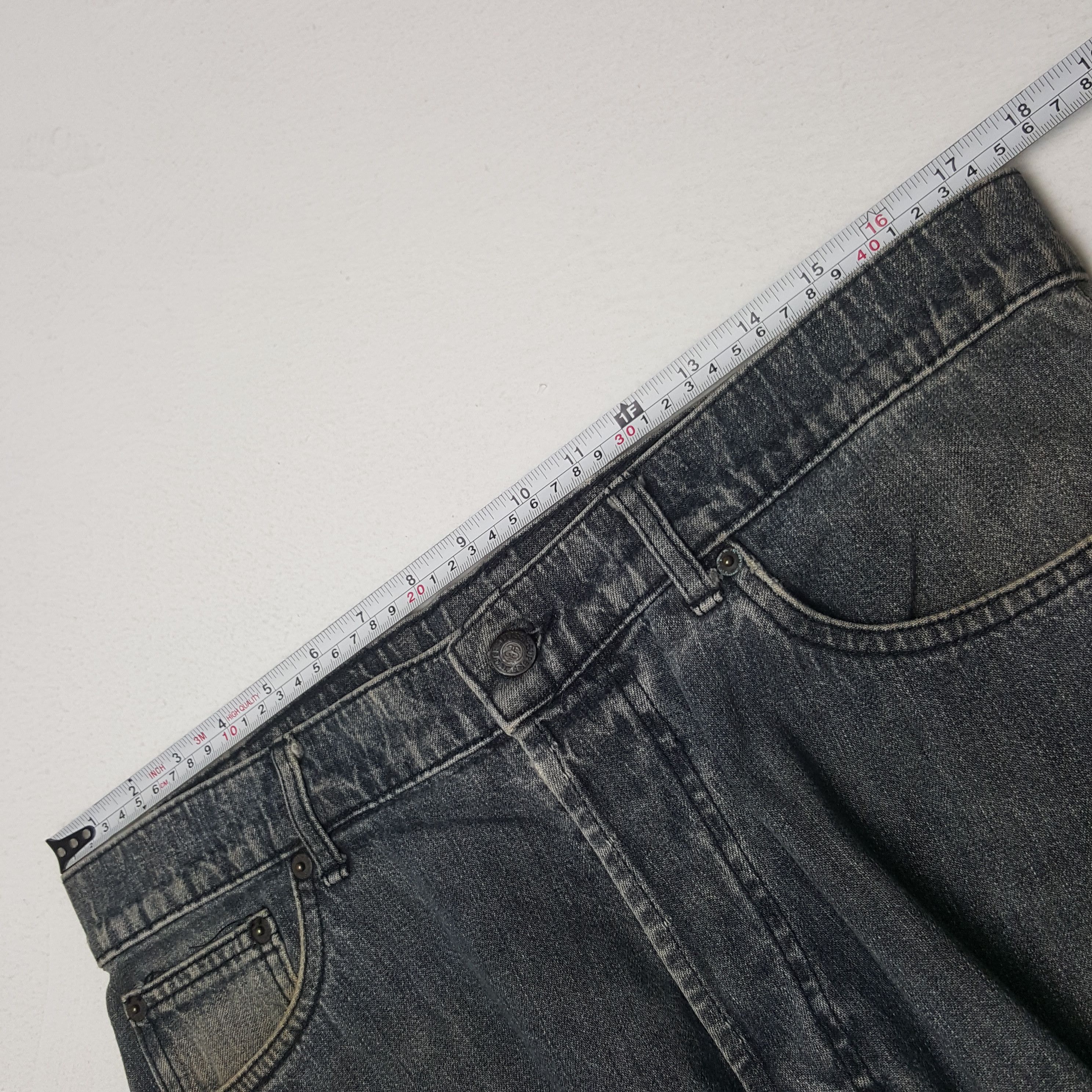 Stussy Vintage Stussy Streetwear Custom Logo Style Denim Jeans Size US 35 - 7 Thumbnail