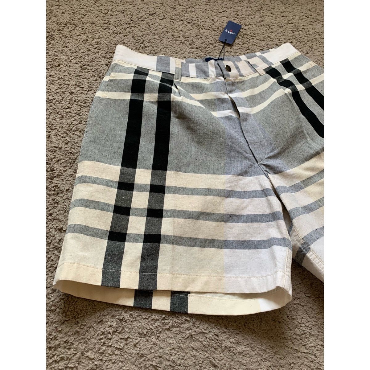 Noah NOAH PLEATED PLAID WIDE LEGS SHORTS Size US 31 - 5 Thumbnail