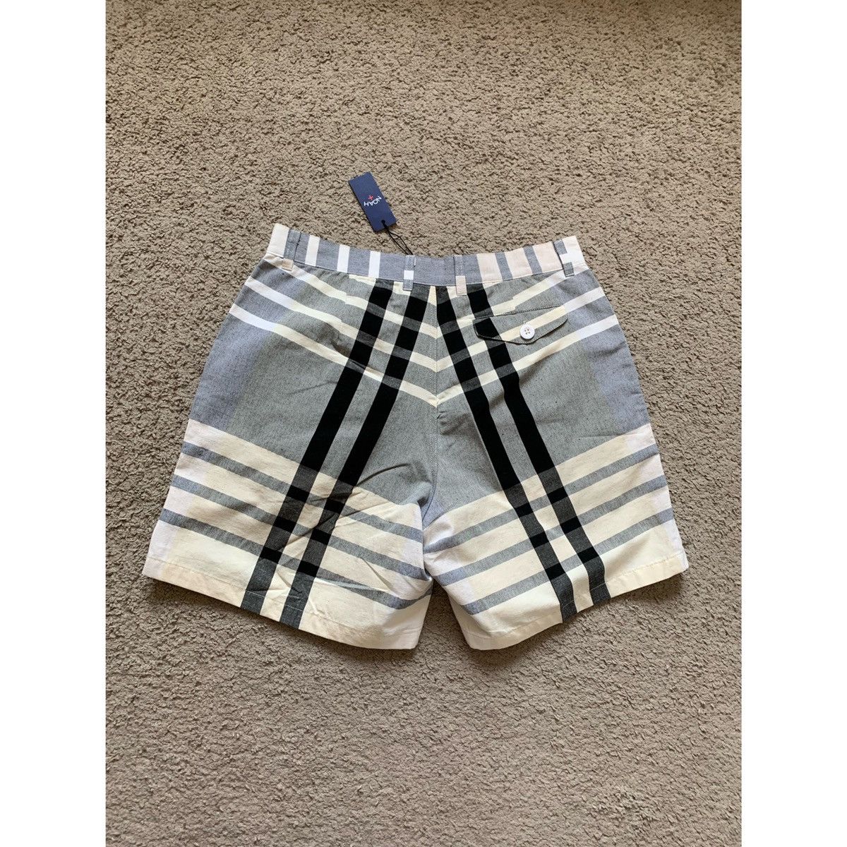 Noah NOAH PLEATED PLAID WIDE LEGS SHORTS Size US 31 - 4 Thumbnail