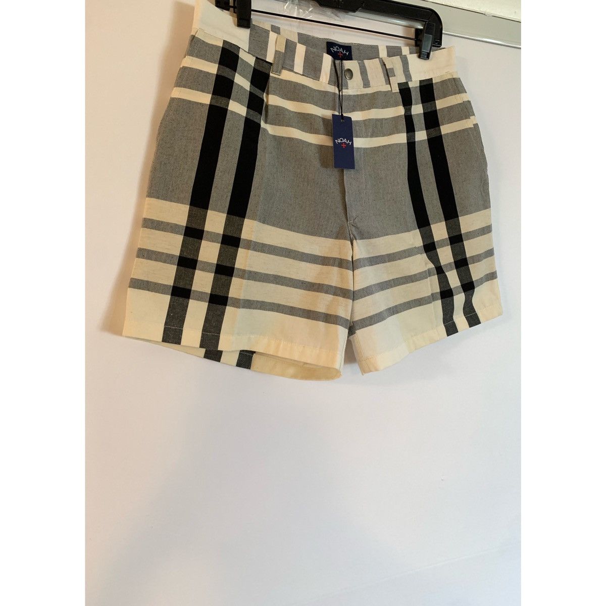 Noah NOAH PLEATED PLAID WIDE LEGS SHORTS Size US 31 - 10 Thumbnail