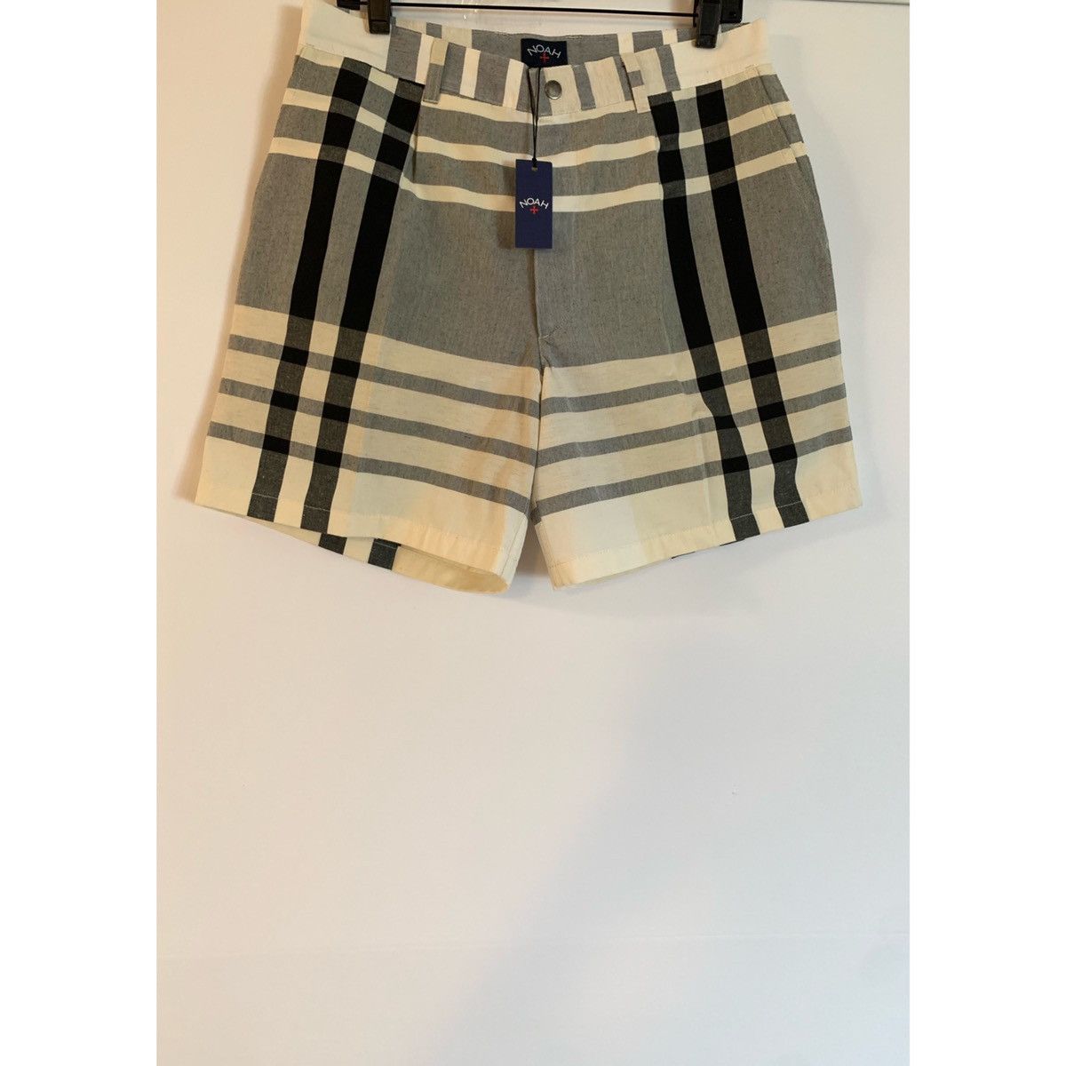 Noah NOAH PLEATED PLAID WIDE LEGS SHORTS Size US 31 - 8 Thumbnail