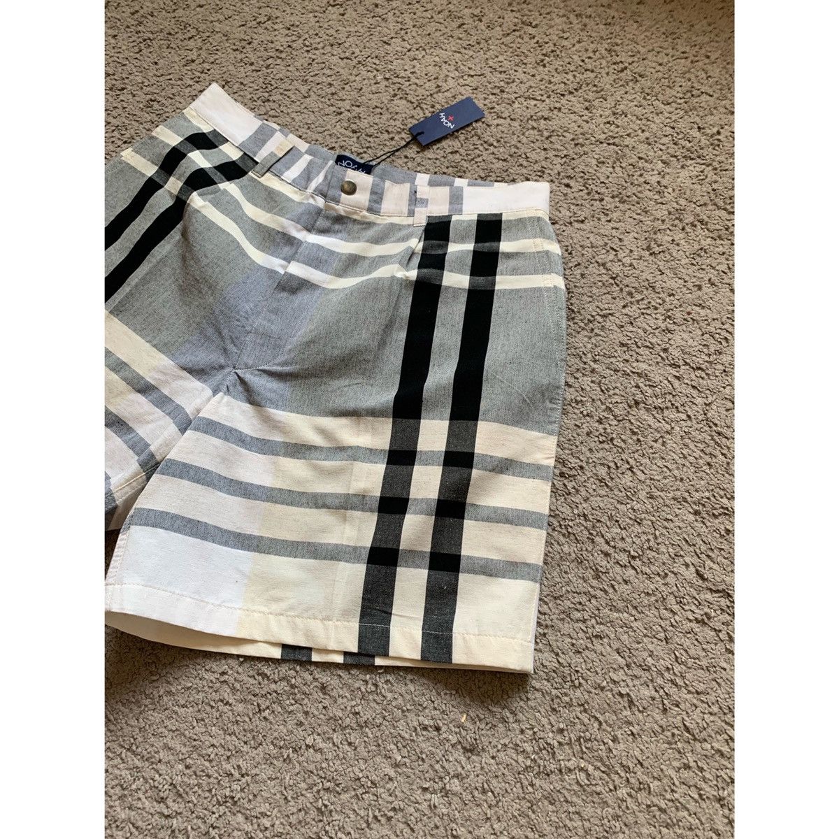 Noah NOAH PLEATED PLAID WIDE LEGS SHORTS Size US 31 - 18 Thumbnail