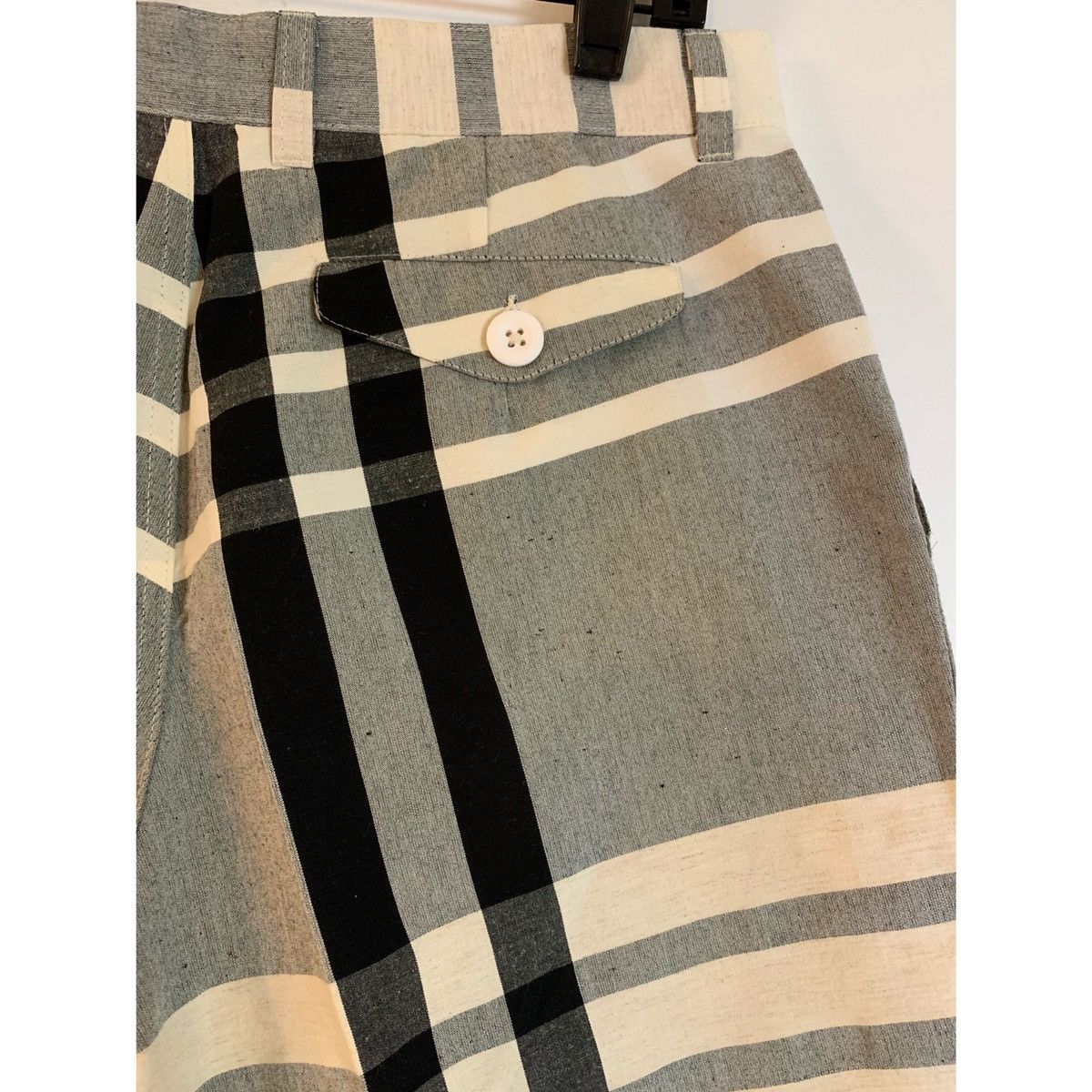 Noah NOAH PLEATED PLAID WIDE LEGS SHORTS Size US 31 - 17 Thumbnail