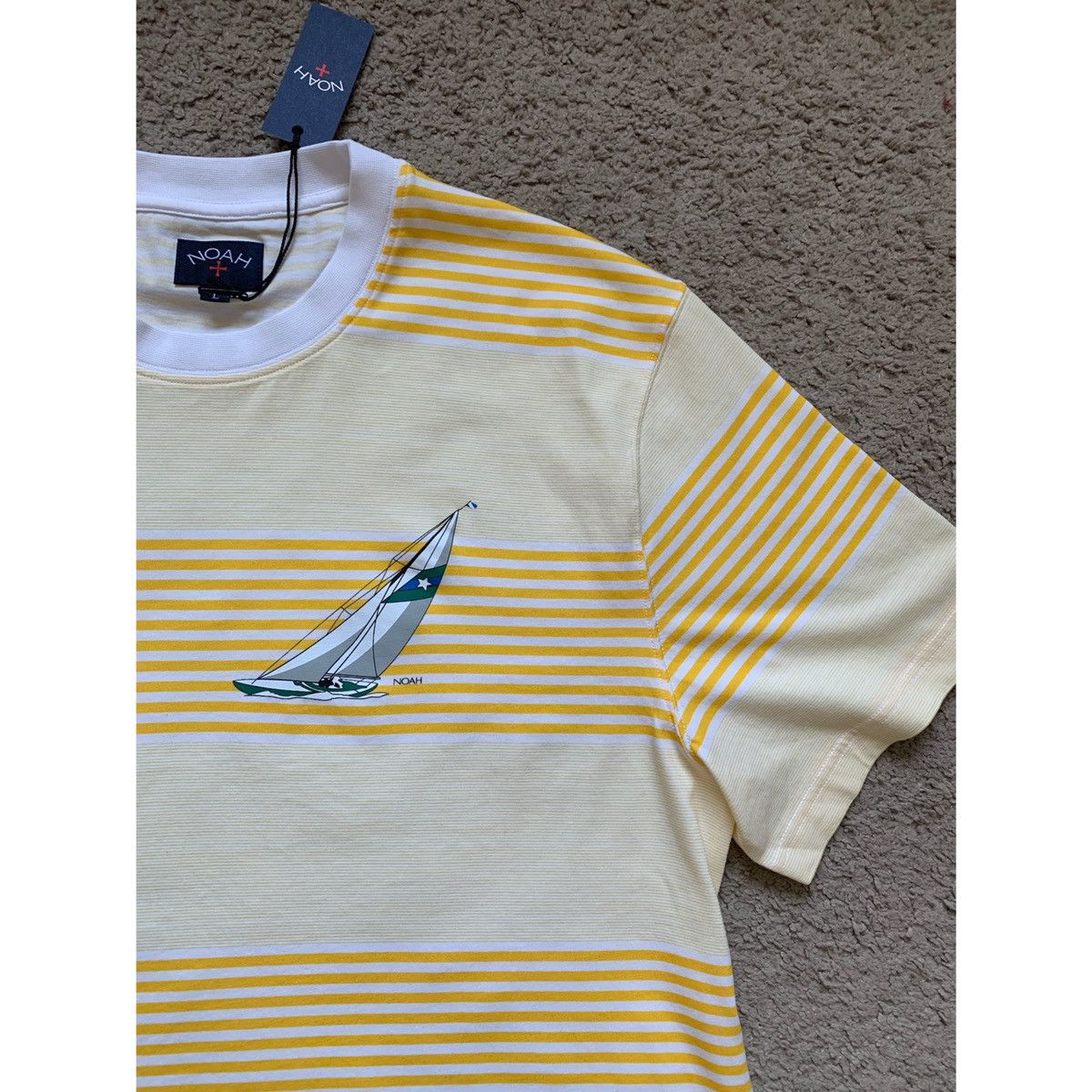 Noah NOAH LOGO HORIZONTAL KNIT TOP Size US L / EU 52-54 / 3 - 2 Thumbnail