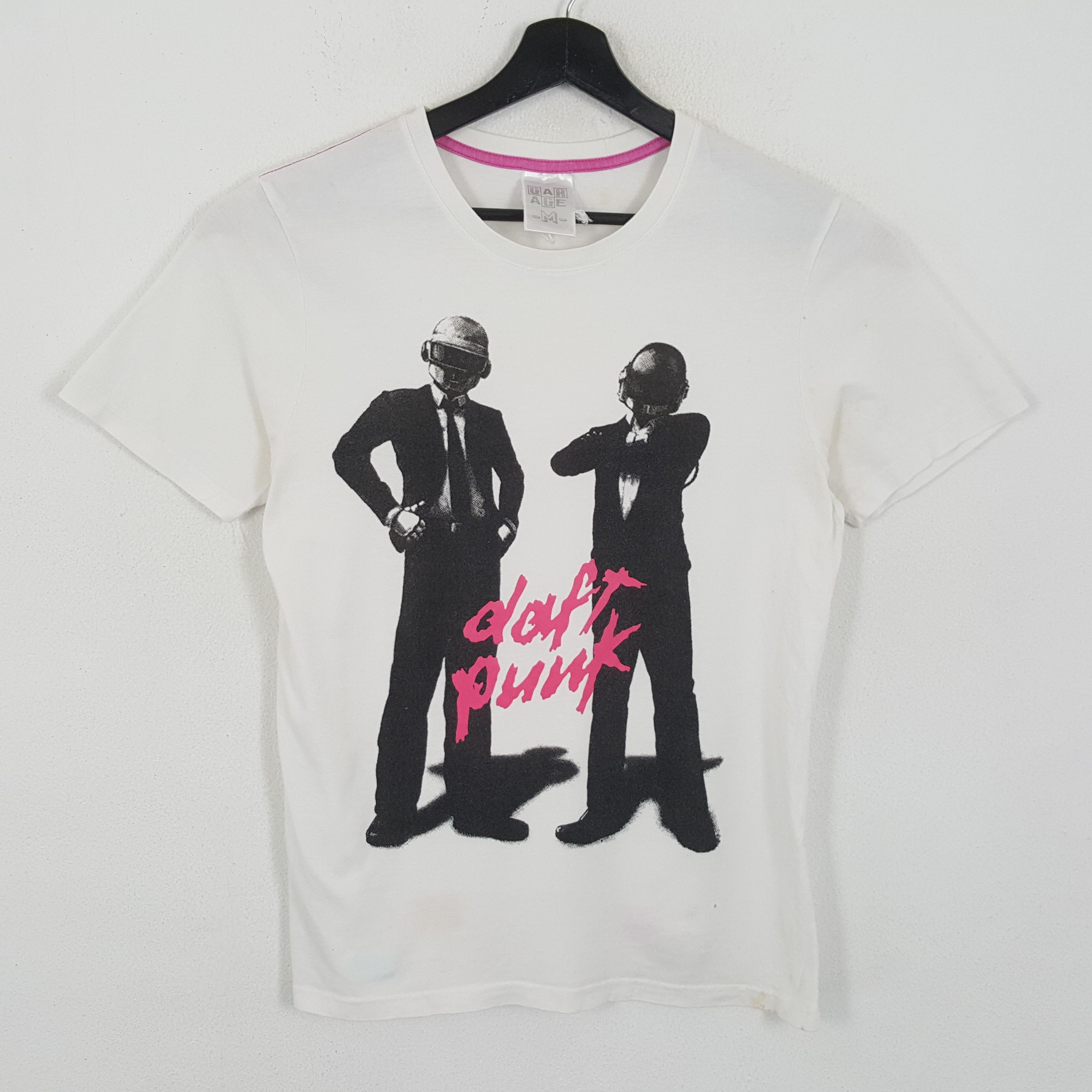 Band Tees × Vintage DAFT PUNK American Electronic Duo Singer Streetwear Tshirt Size US M / EU 48-50 / 2 - 1 Thumbnail