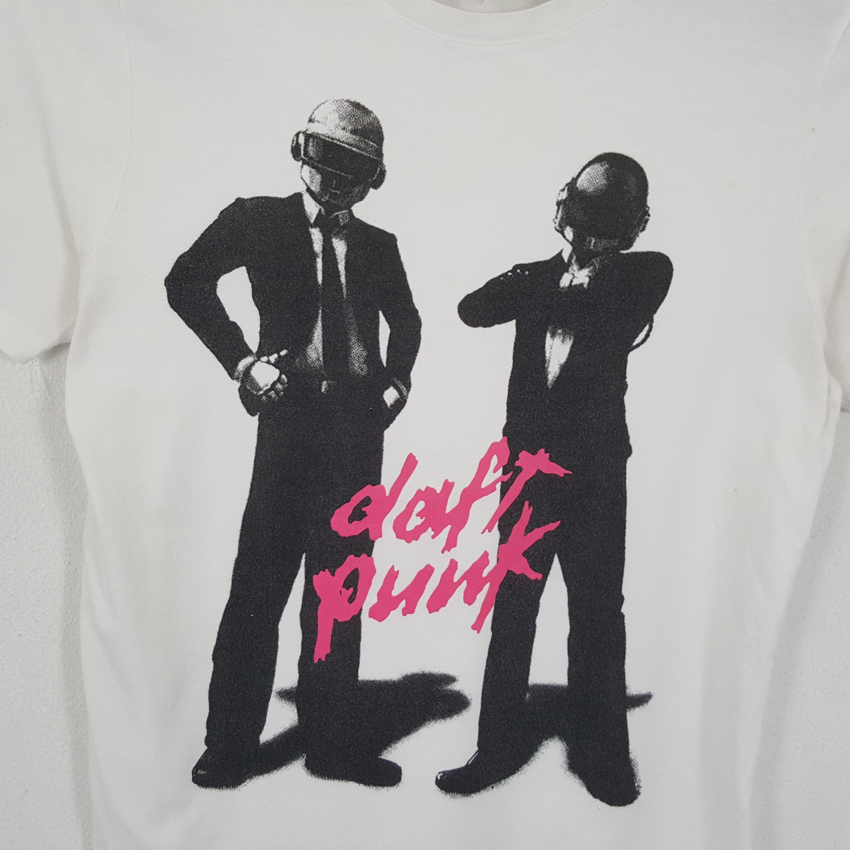 Band Tees × Vintage DAFT PUNK American Electronic Duo Singer Streetwear Tshirt Size US M / EU 48-50 / 2 - 2 Thumbnail