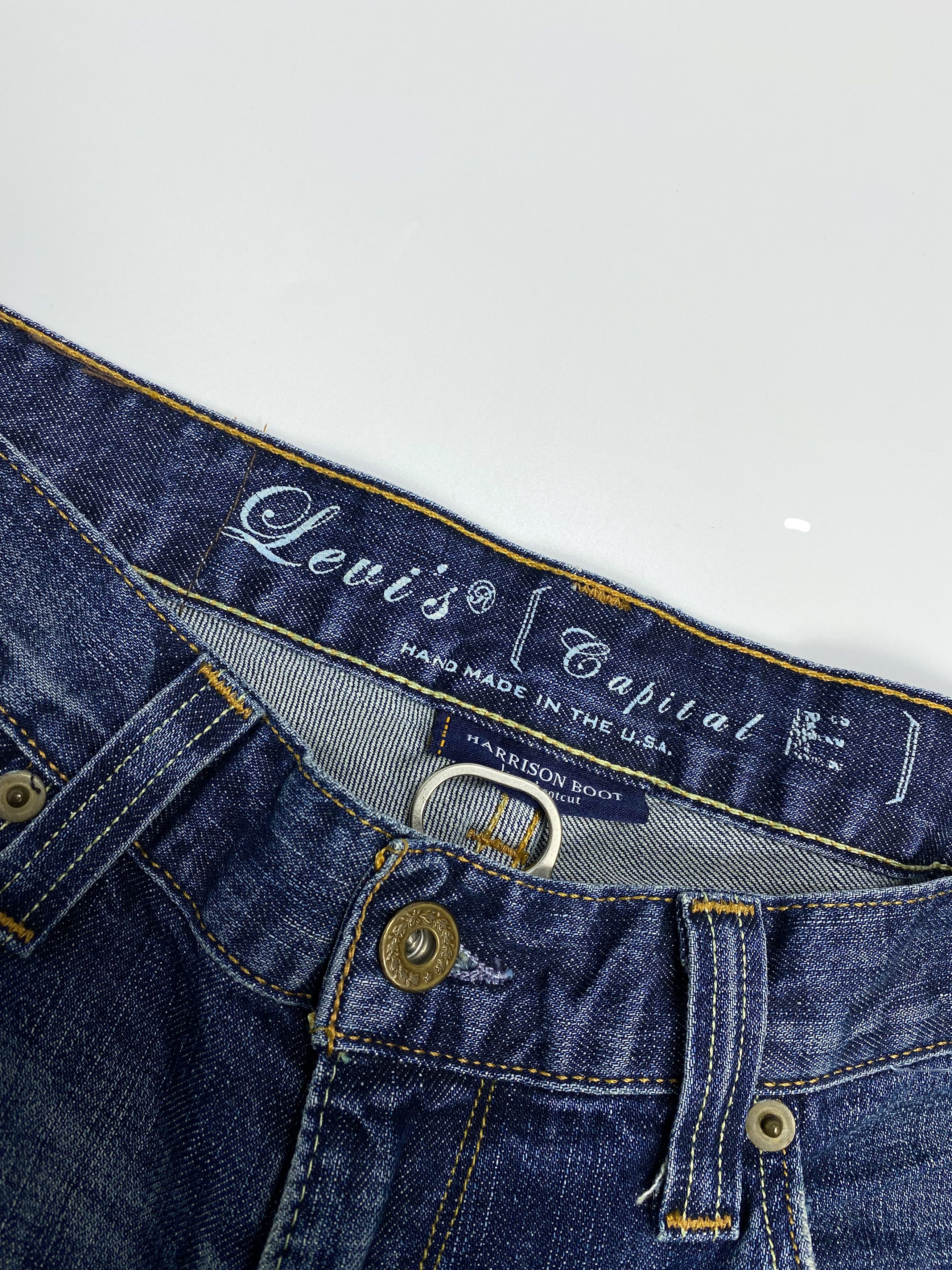Handmade × Levi's Vintage Clothing Levi's Capital E Vintage Loose Fit Flared Jeans Size US 31 - 3 Thumbnail