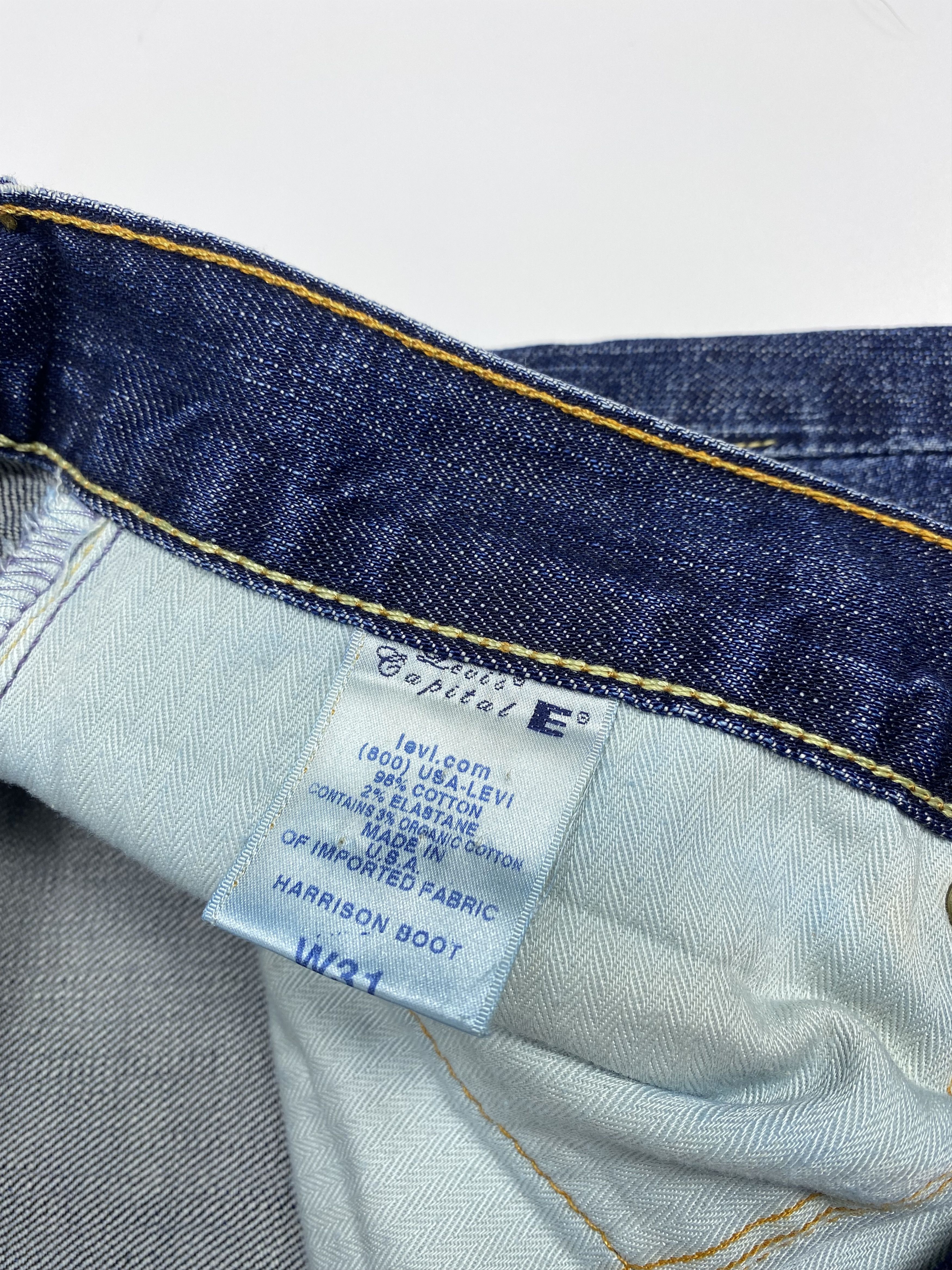 Handmade × Levi's Vintage Clothing Levi's Capital E Vintage Loose Fit Flared Jeans Size US 31 - 8 Thumbnail