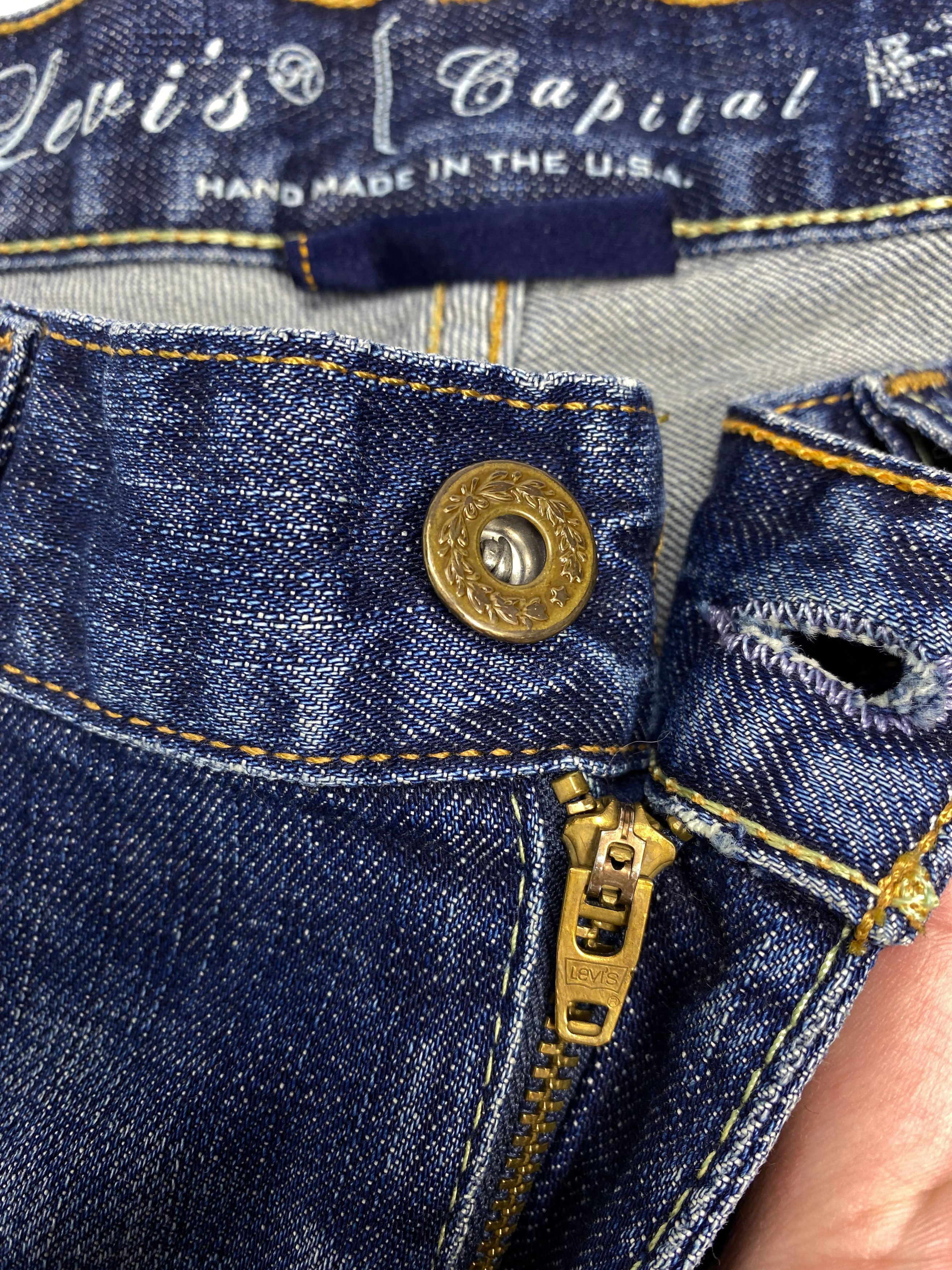 Handmade × Levi's Vintage Clothing Levi's Capital E Vintage Loose Fit Flared Jeans Size US 31 - 4 Thumbnail