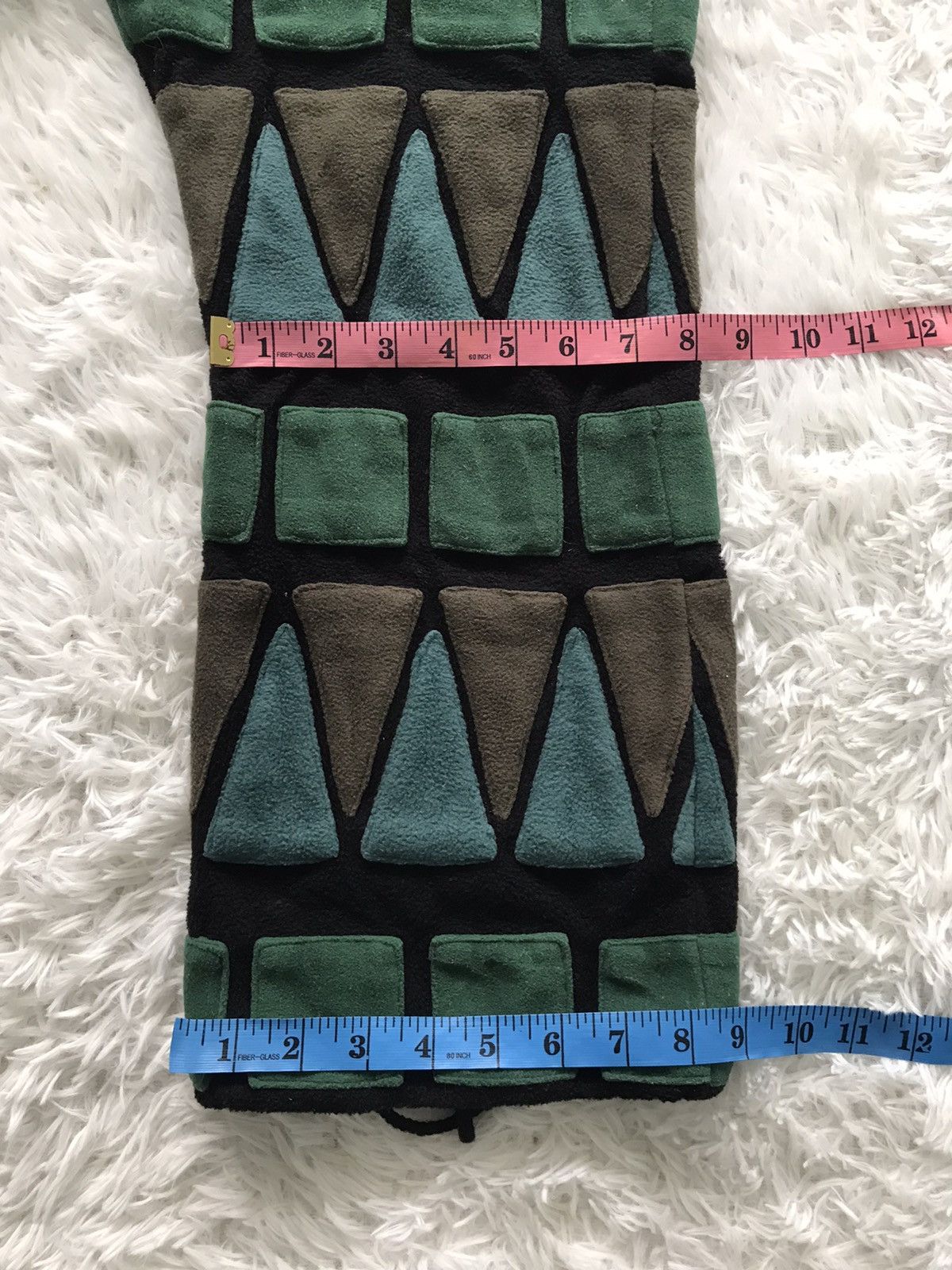 Japanese Brand 💥Steals💥Rare Block Art Design MESH Pant Size US 32 / EU 48 - 21 Thumbnail