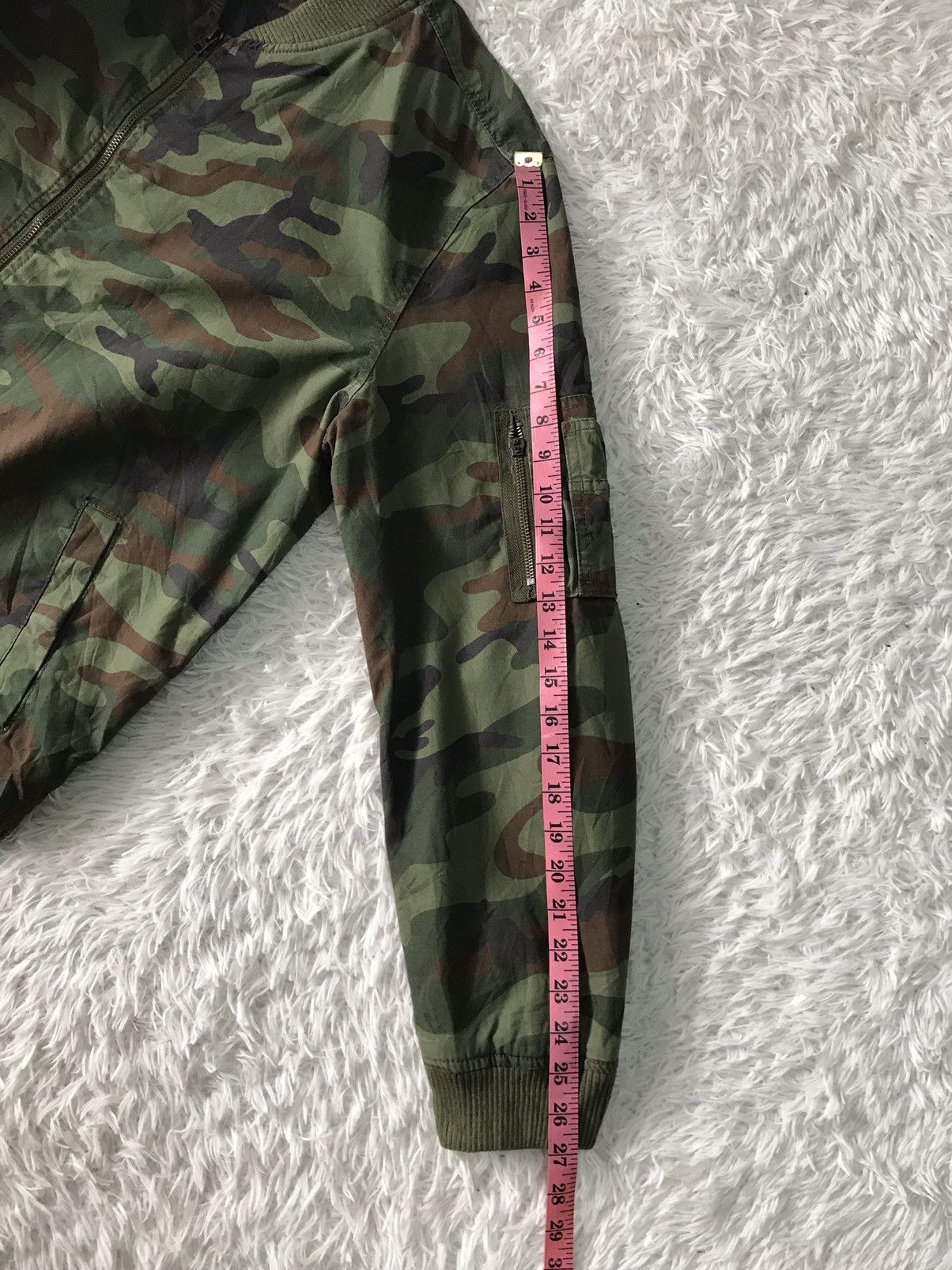 Gap Vtg Camo Printed Gap Bomber Jacket Zip Ideal Size US L / EU 52-54 / 3 - 17 Thumbnail