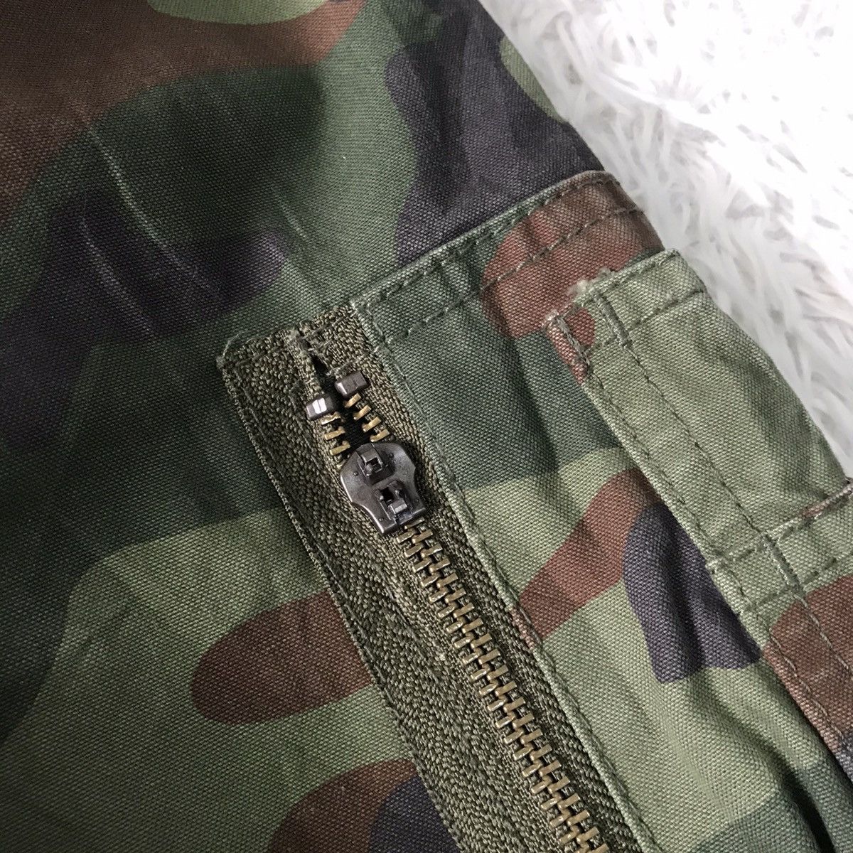 Gap Vtg Camo Printed Gap Bomber Jacket Zip Ideal Size US L / EU 52-54 / 3 - 7 Thumbnail