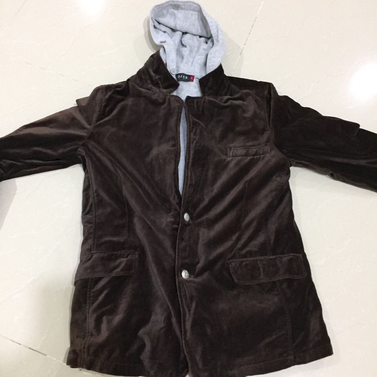 Japanese Brand × Velvet Oval Dice Velvet coat design with lining in size L fits M Size US M / EU 48-50 / 2 - 13 Thumbnail