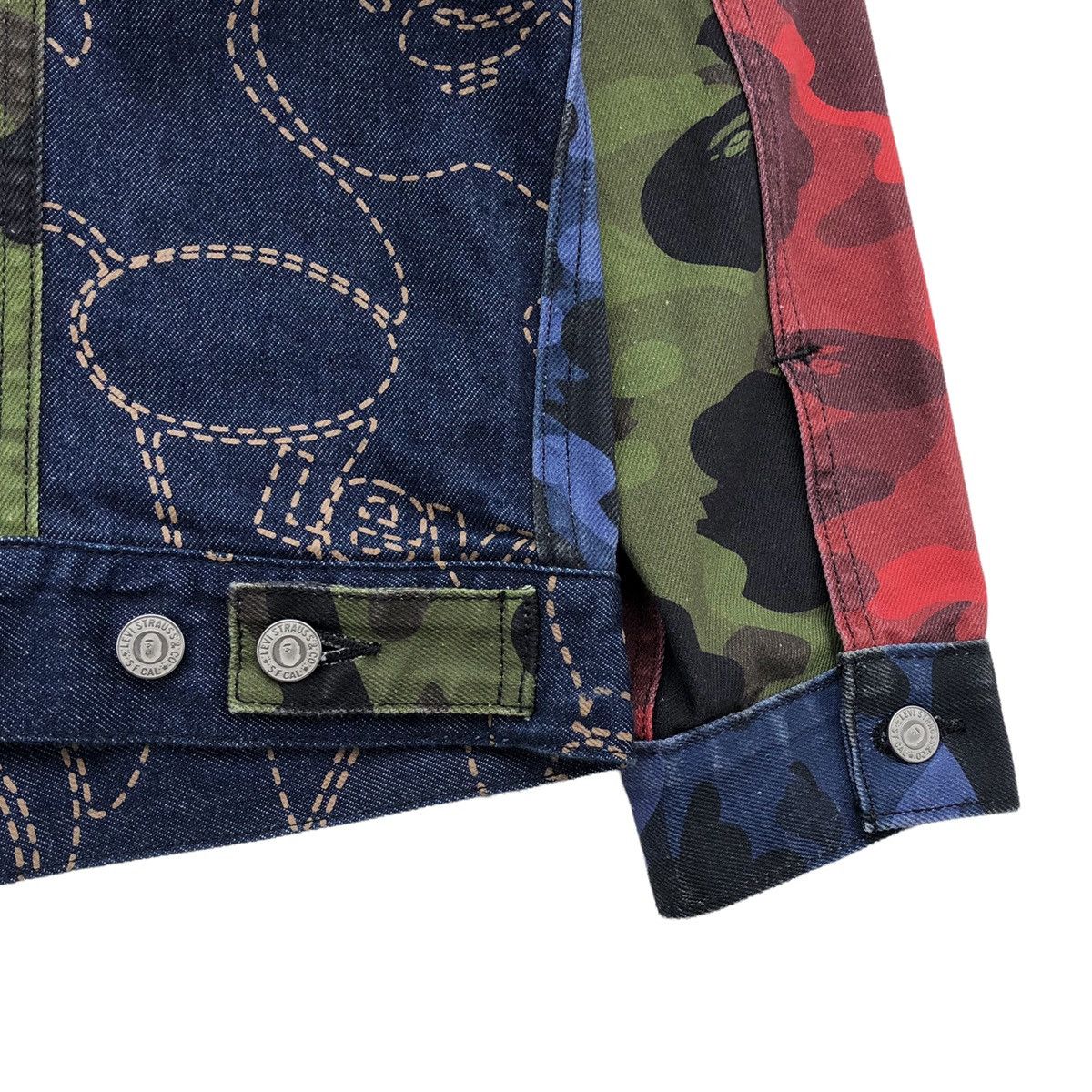 Bape × Levi's BAPE x LEVI'S MULTI COLOR TRUCKER JACKET Size US M / EU 48-50 / 2 - 12 Thumbnail