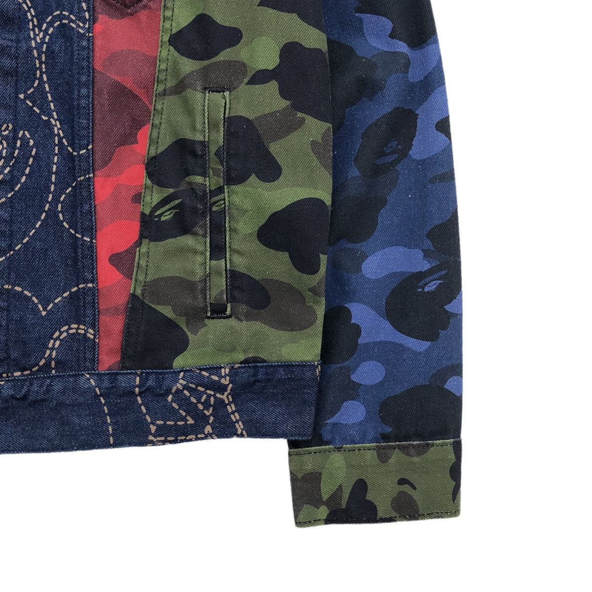 Bape × Levi's BAPE x LEVI'S MULTI COLOR TRUCKER JACKET Size US M / EU 48-50 / 2 - 7 Thumbnail