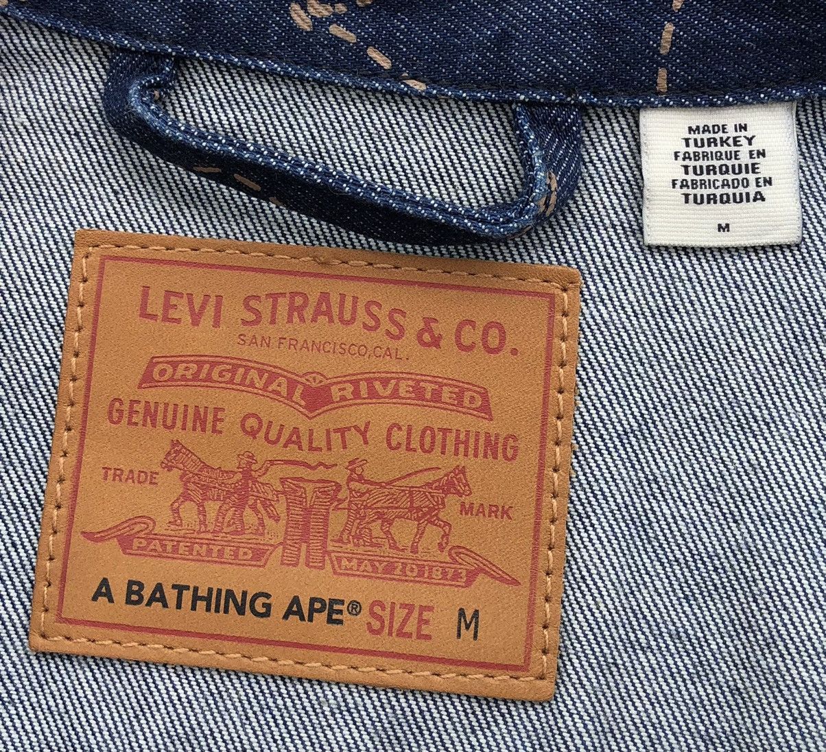 Bape × Levi's BAPE x LEVI'S MULTI COLOR TRUCKER JACKET Size US M / EU 48-50 / 2 - 14 Thumbnail
