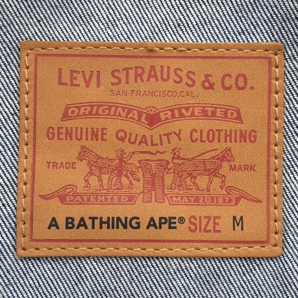 Bape × Levi's BAPE x LEVI'S MULTI COLOR TRUCKER JACKET Size US M / EU 48-50 / 2 - 15 Thumbnail