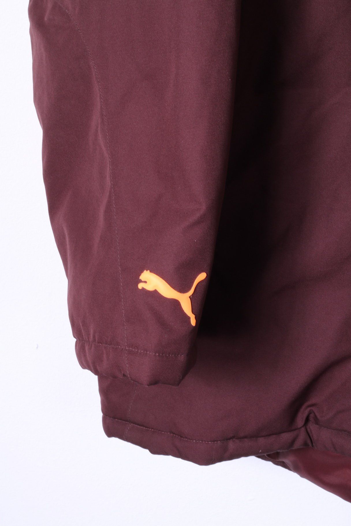 Puma PUMA Men XL Jacket Maroon Full Zipper Padded Top 0524 Size US XL / EU 56 / 4 - 4 Thumbnail