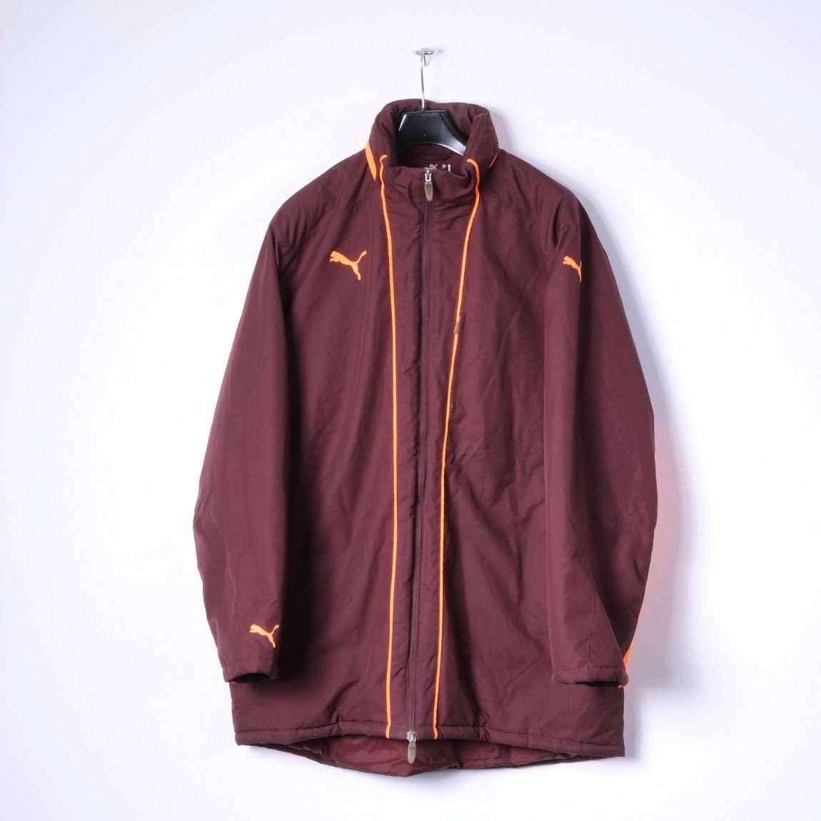 Puma PUMA Men XL Jacket Maroon Full Zipper Padded Top 0524 Size US XL / EU 56 / 4 - 2 Thumbnail