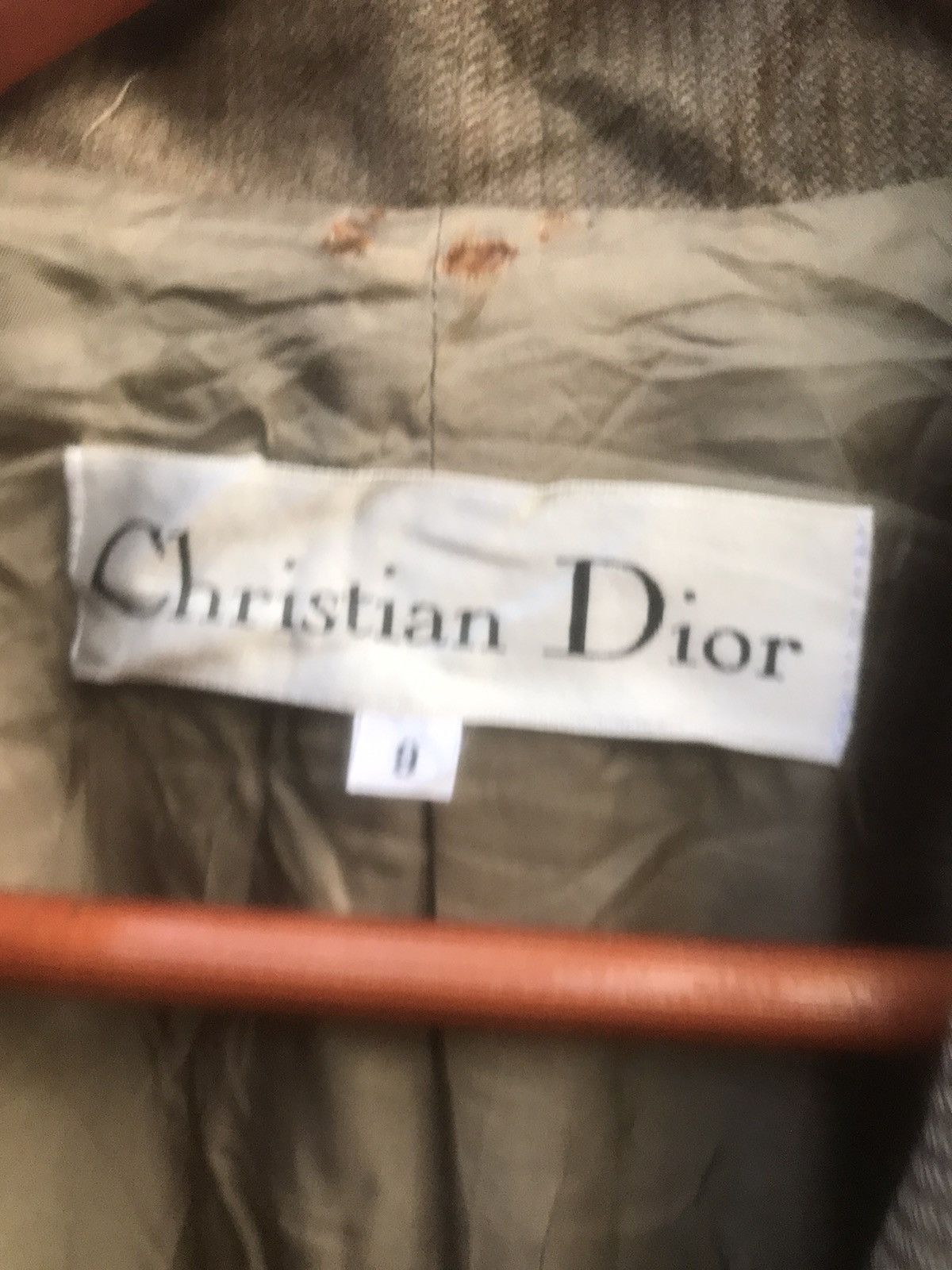 Christian Dior Monsieur Archival Christian Dior Asymmetrical Shawl Wool Blazer Size M / US 6-8 / IT 42-44 - 8 Thumbnail