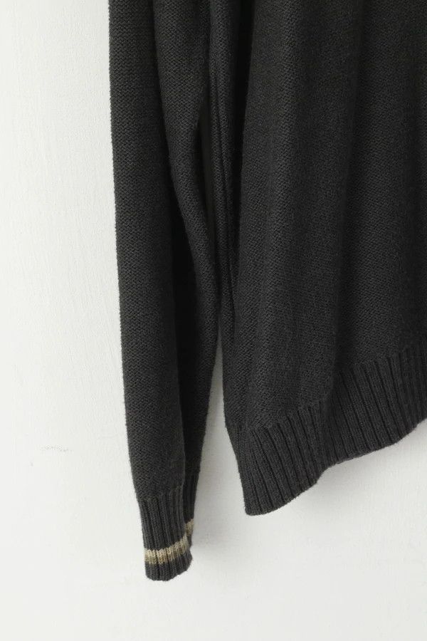 Vintage Lerros Men L Jumper Grey Cotton Crew Neck Deer vtg 0560 Size US L / EU 52-54 / 3 - 3 Thumbnail